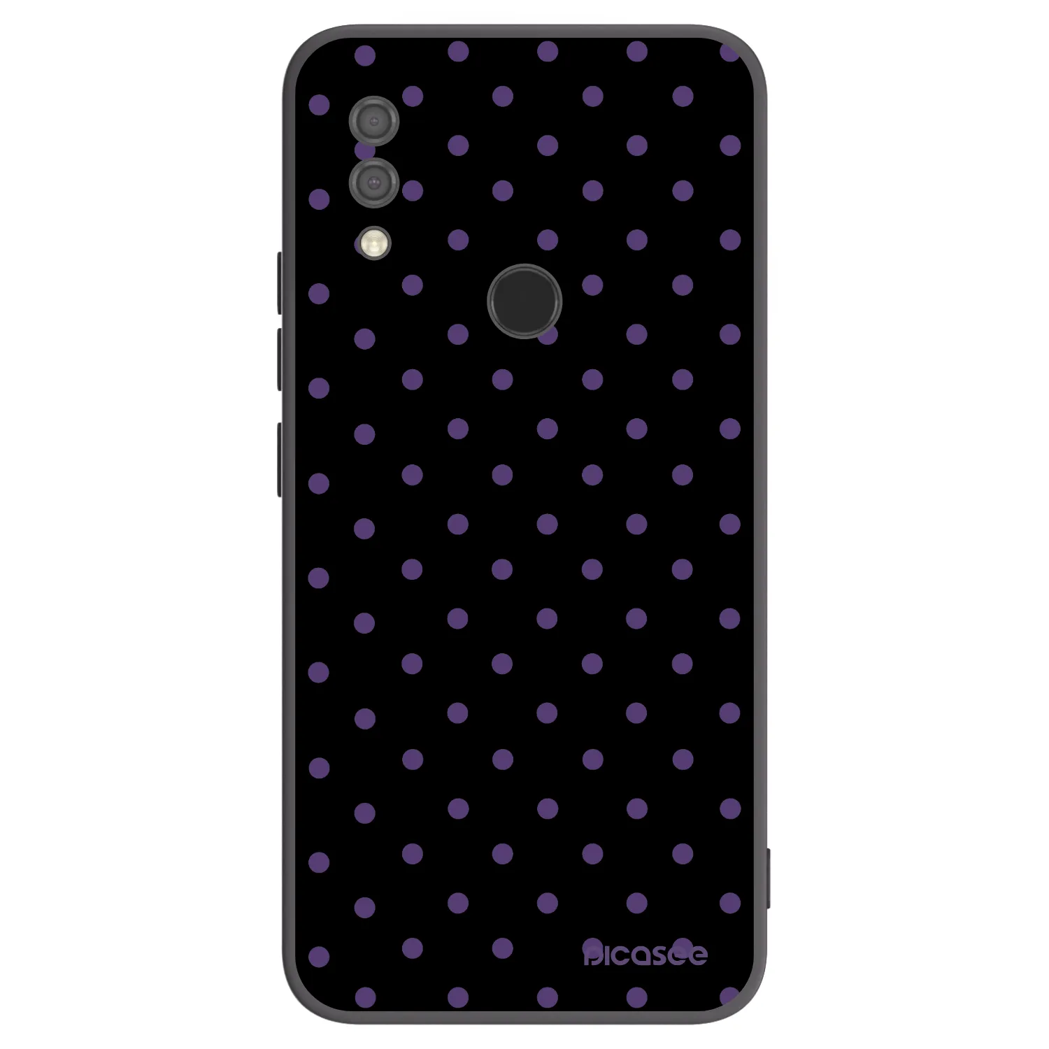 Picasee Μαύρη θήκη σιλικόνης για Xiaomi Redmi 7 - Flickers