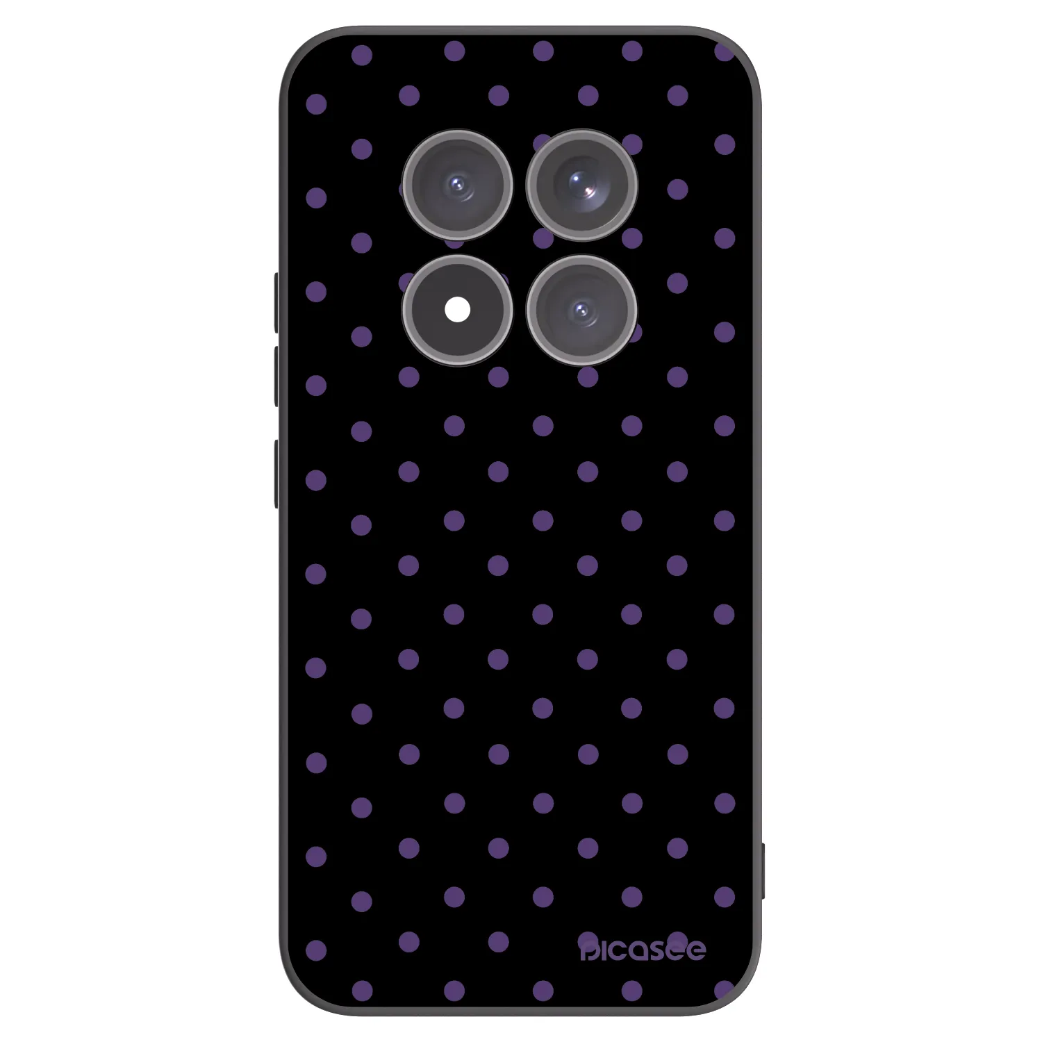 Picasee Μαύρη θήκη σιλικόνης για Xiaomi Redmi Note 15 Pro+ - Flickers