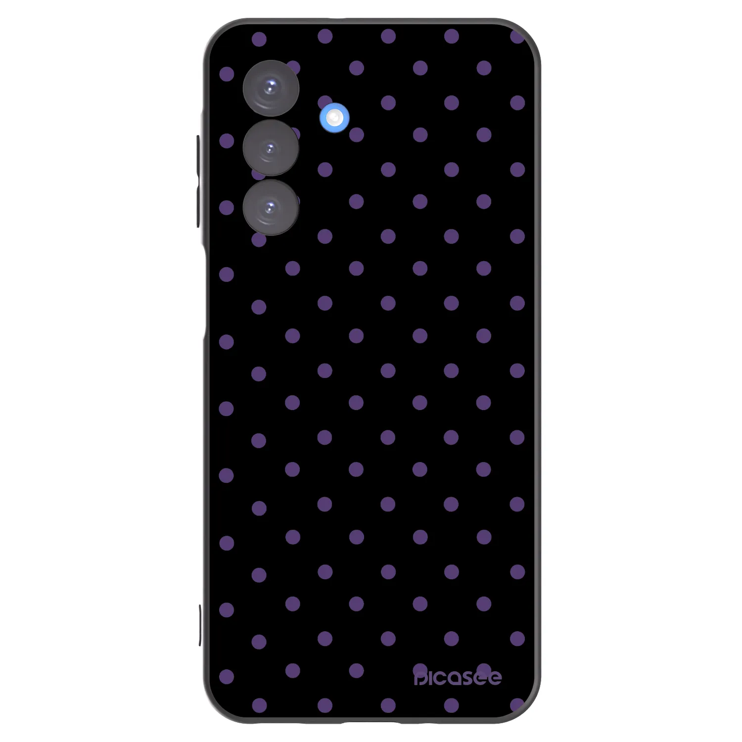 Picasee Μαύρη θήκη σιλικόνης για Samsung Galaxy A17 5G - Flickers