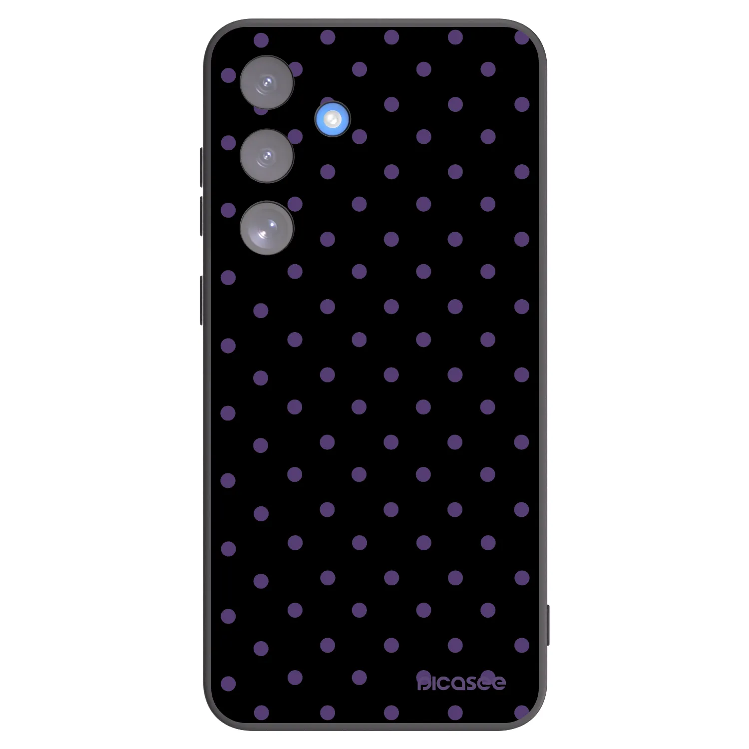 Picasee Μαύρη θήκη σιλικόνης για Samsung Galaxy S25 FE 5G - Flickers