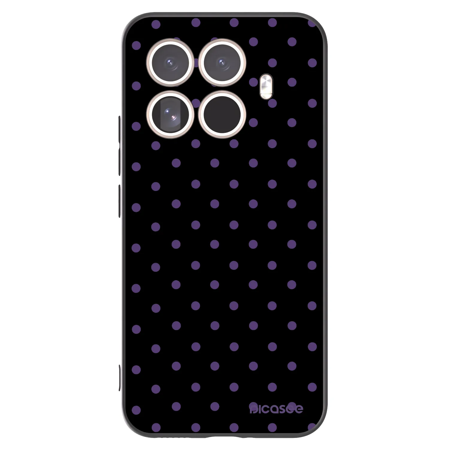 Picasee Μαύρη θήκη σιλικόνης για Xiaomi 15T Pro - Flickers