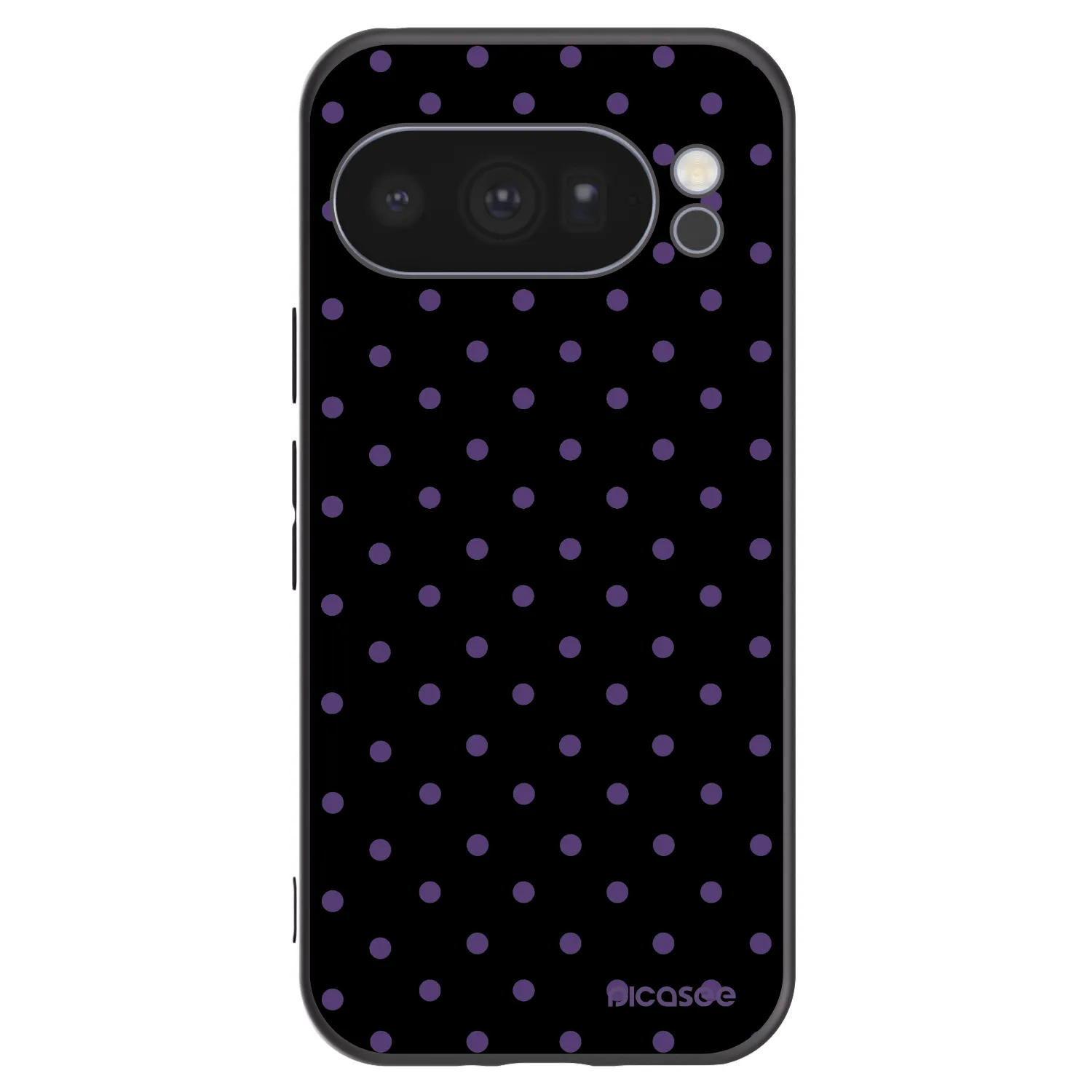 Picasee Μαύρη θήκη σιλικόνης για Google Pixel 10 Pro - Flickers