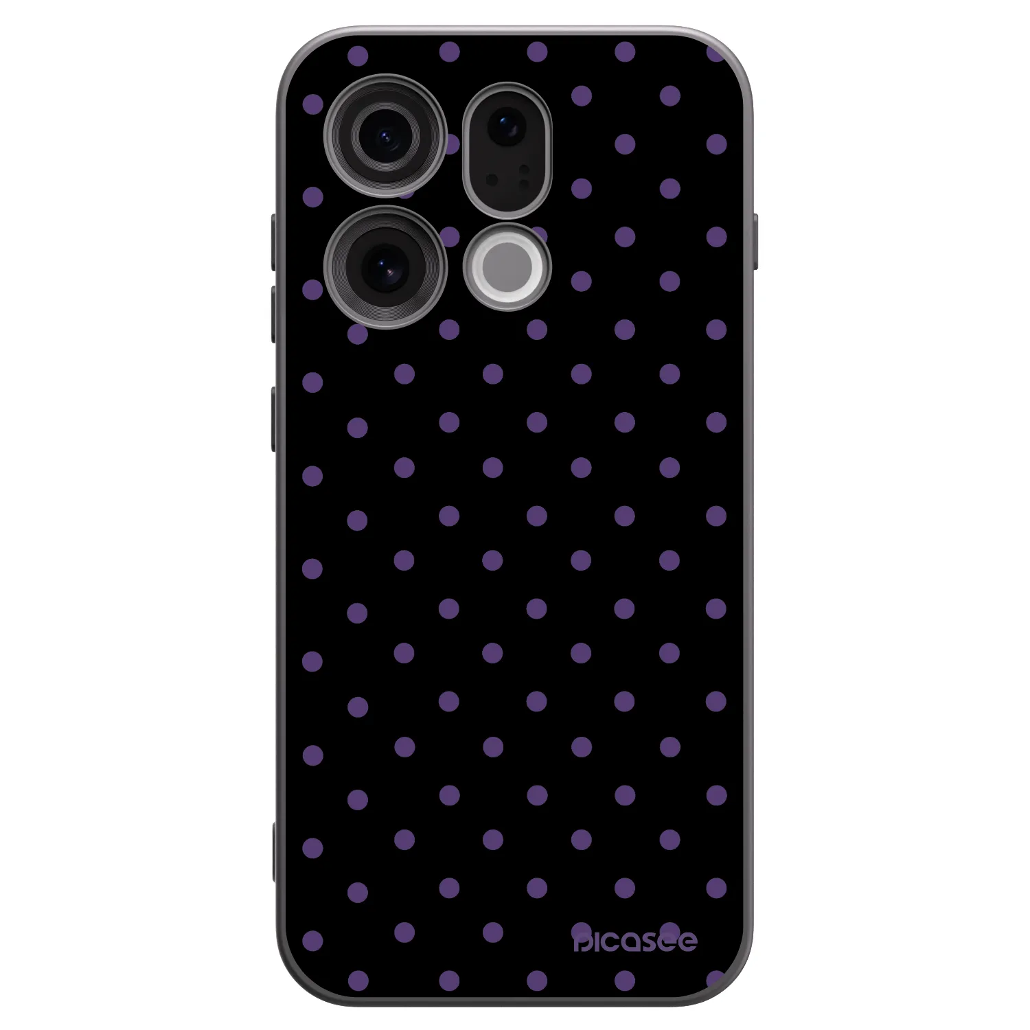 Picasee Μαύρη θήκη σιλικόνης για OPPO Find X9 - Flickers