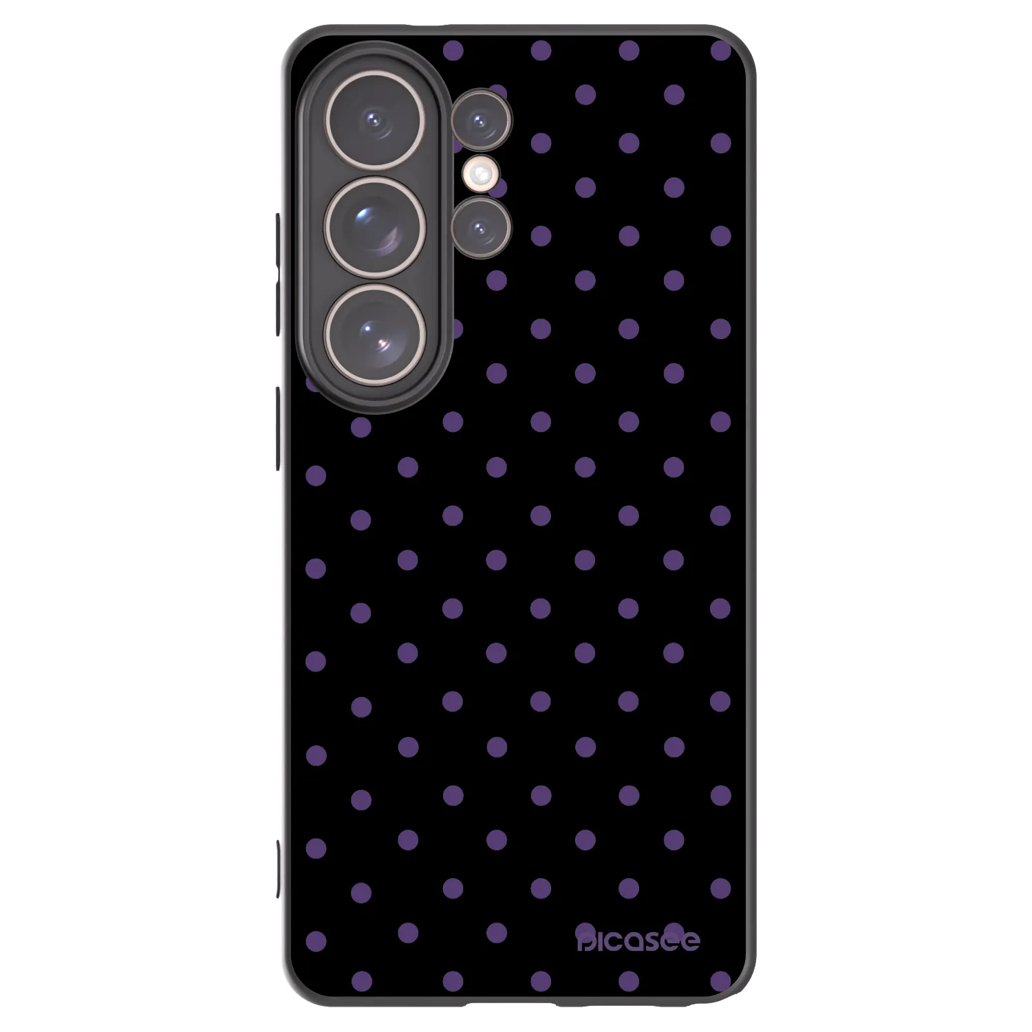 Picasee Μαύρη θήκη σιλικόνης για Samsung Galaxy S26 Ultra - Flickers