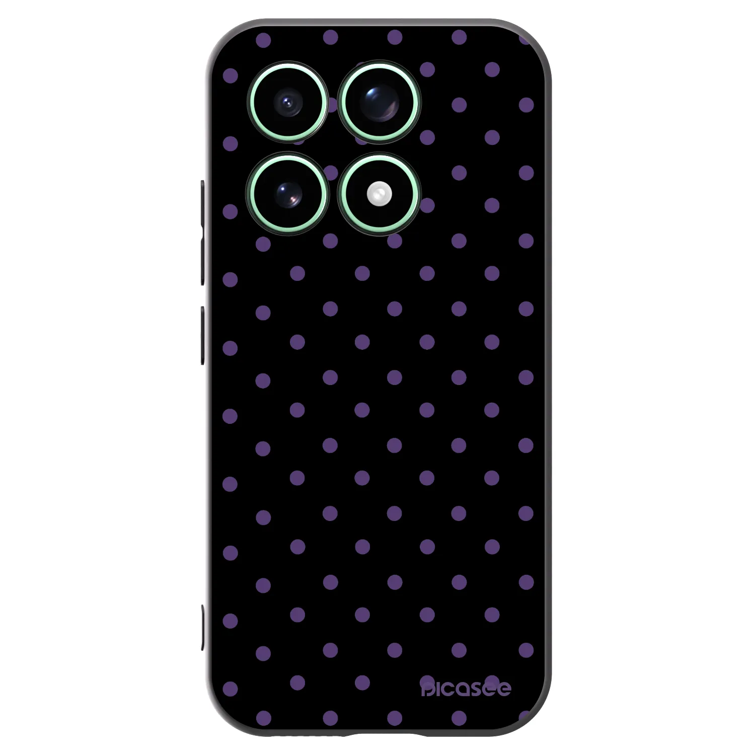 Picasee Μαύρη θήκη σιλικόνης για Xiaomi 17 - Flickers