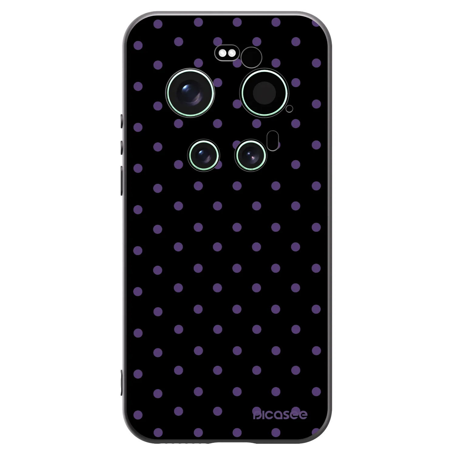 Picasee Μαύρη θήκη σιλικόνης για Xiaomi 17 Ultra - Flickers