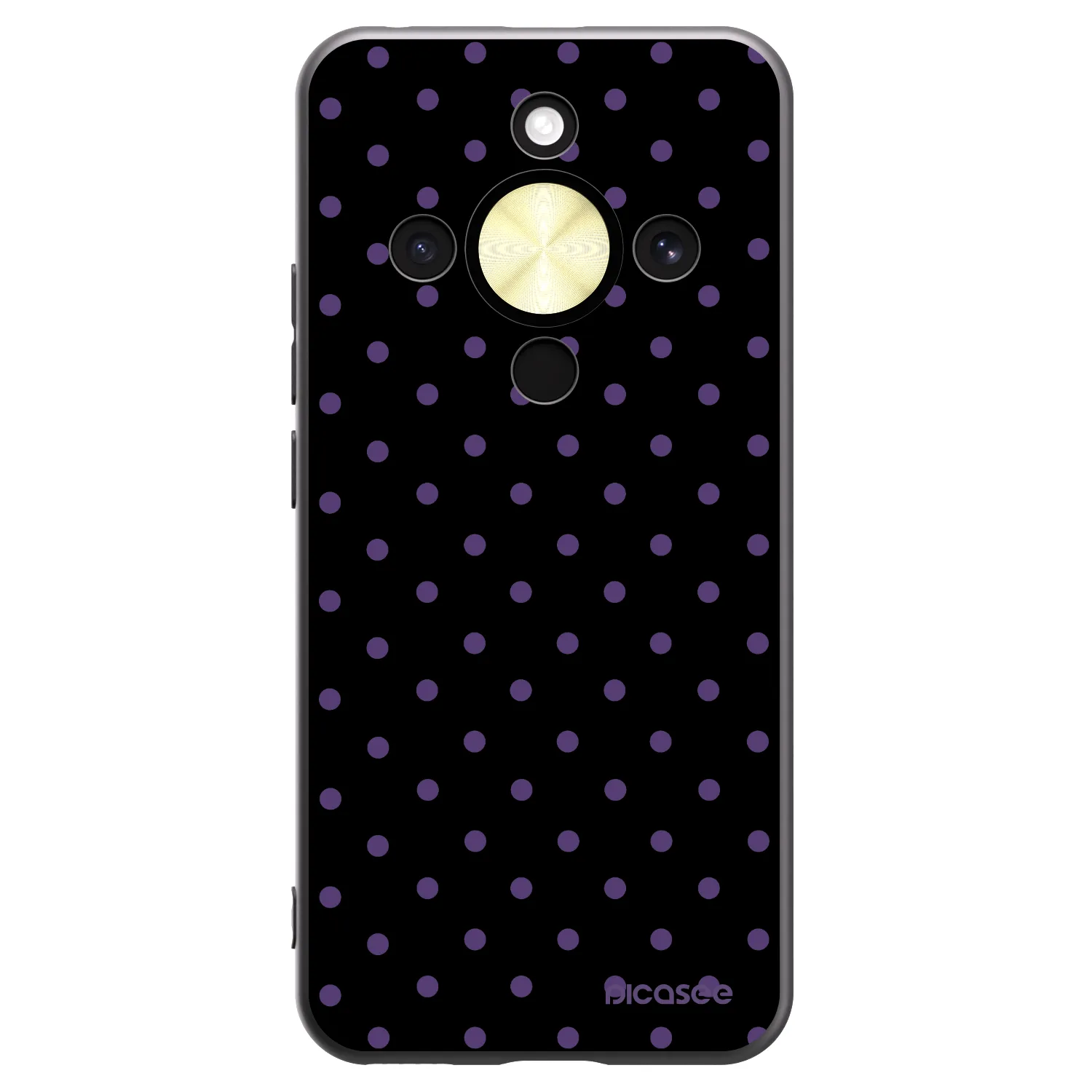 Picasee Μαύρη θήκη σιλικόνης για Honor Magic8 Lite 5G - Flickers