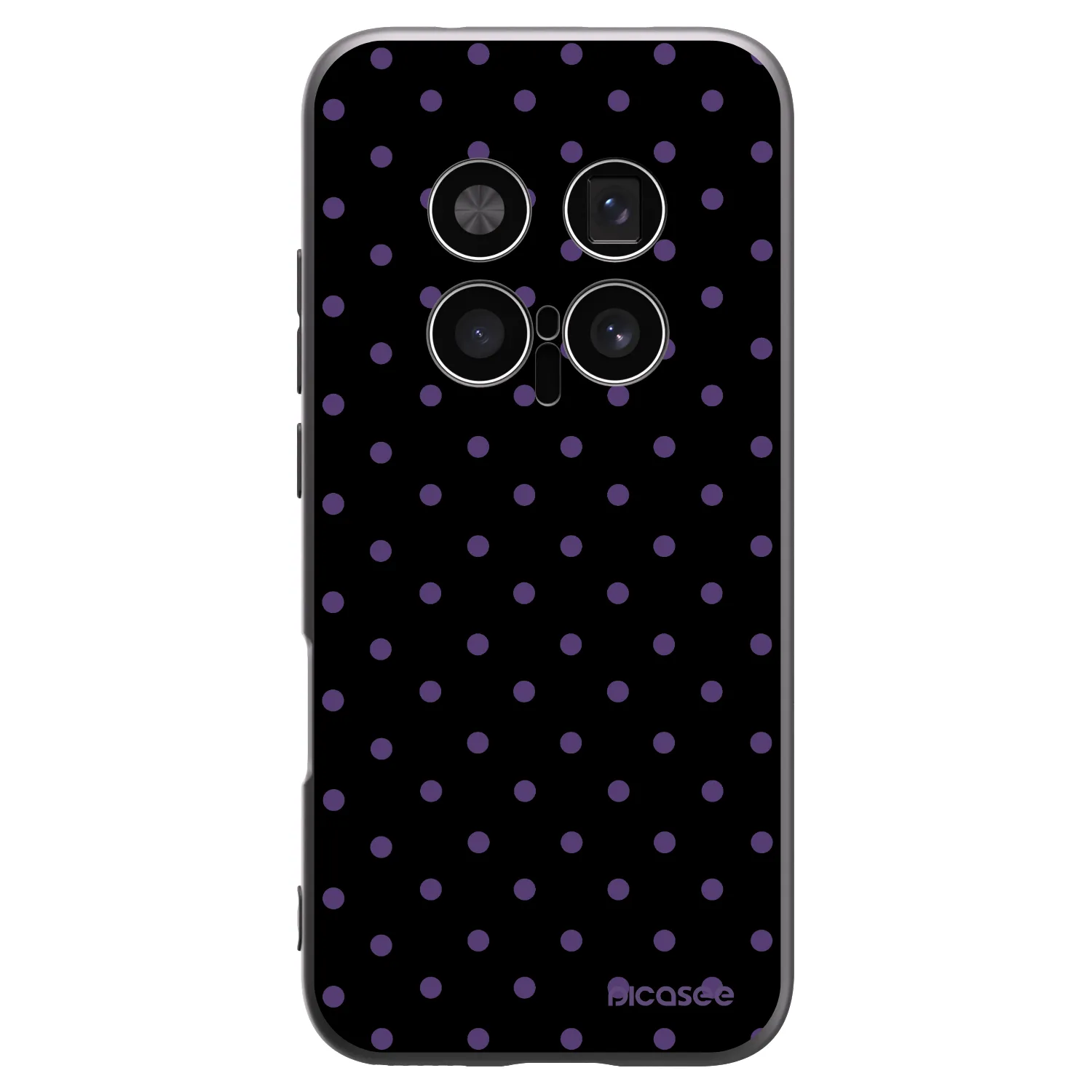 Picasee Μαύρη θήκη σιλικόνης για Honor Magic8 Pro 5G - Flickers