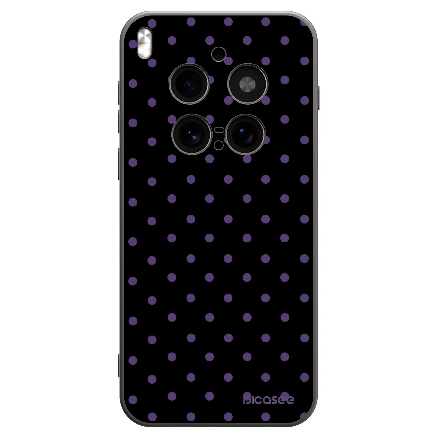 Picasee Μαύρη θήκη σιλικόνης για Vivo X300 Pro - Flickers