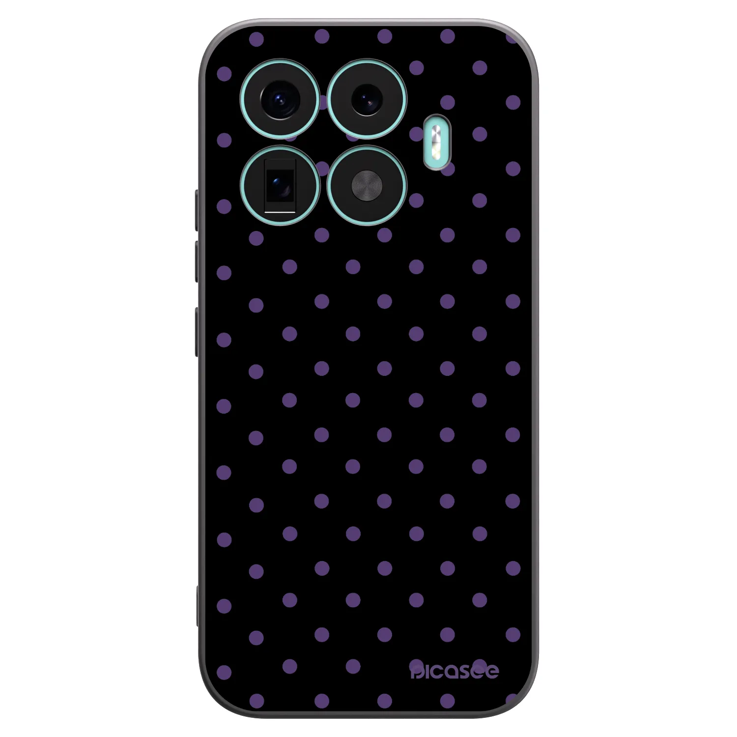 Picasee Μαύρη θήκη σιλικόνης για Xiaomi 17T - Flickers