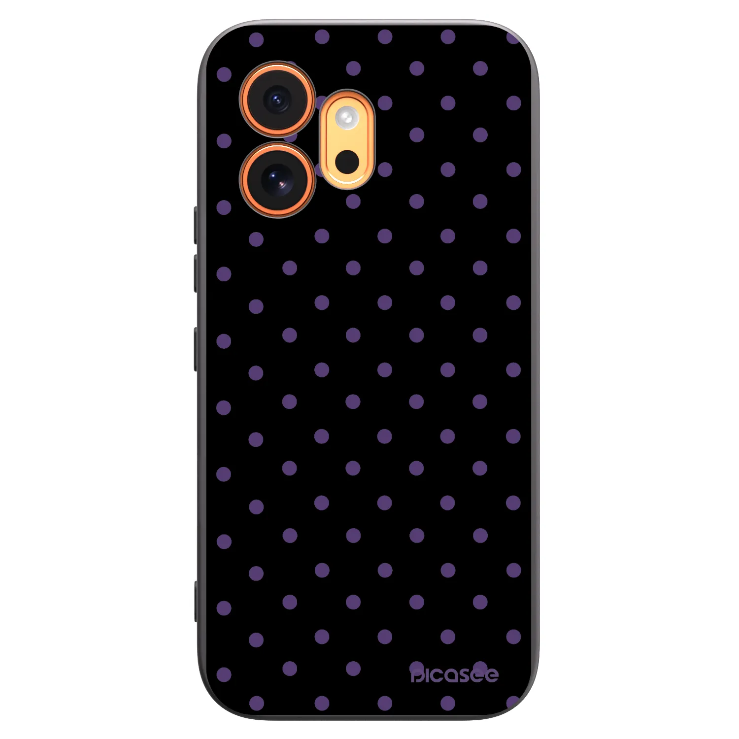 Picasee Μαύρη θήκη σιλικόνης για Honor 600 - Flickers