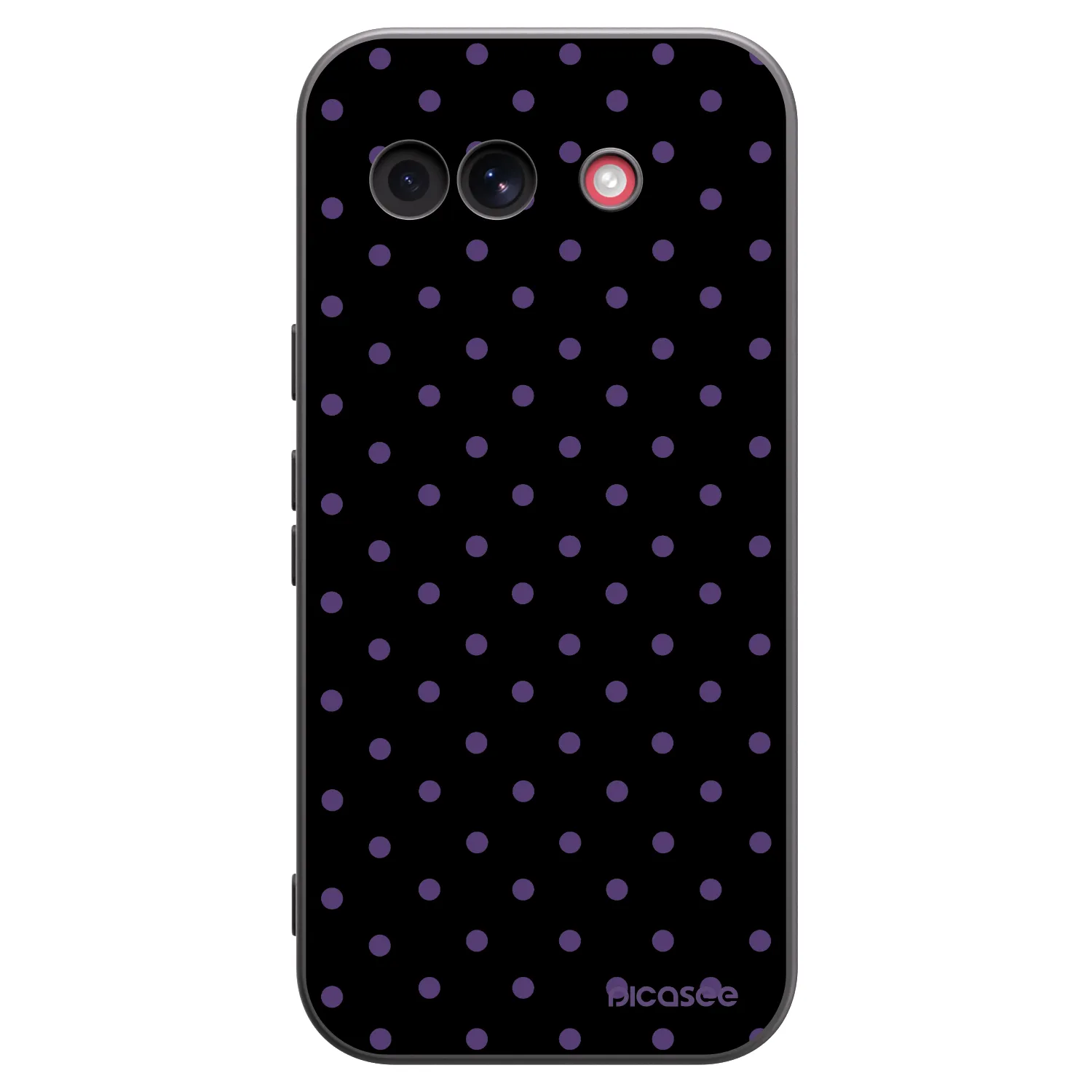 Picasee Μαύρη θήκη σιλικόνης για Google Pixel 10a - Flickers