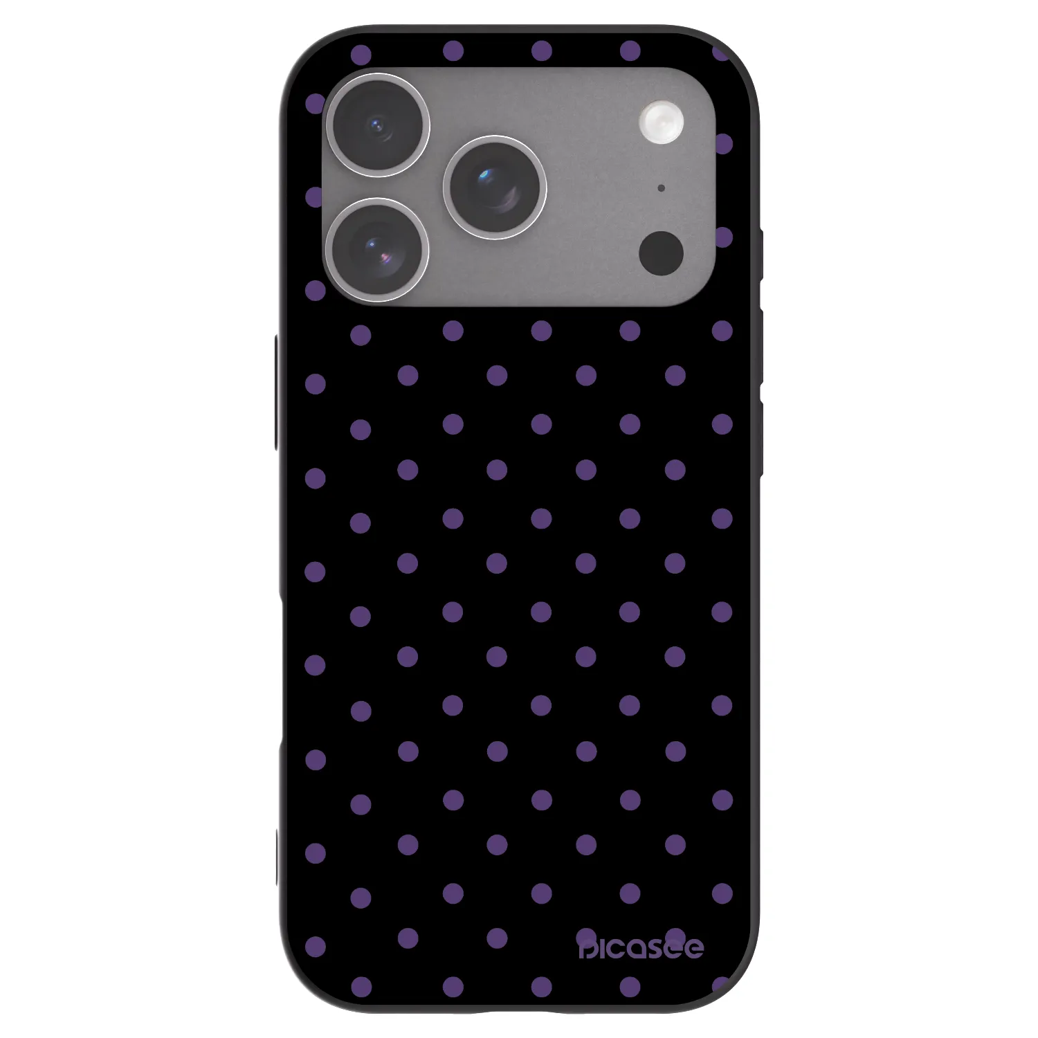 Picasee Μαύρη θήκη σιλικόνης για Apple iPhone 18 Pro - Flickers