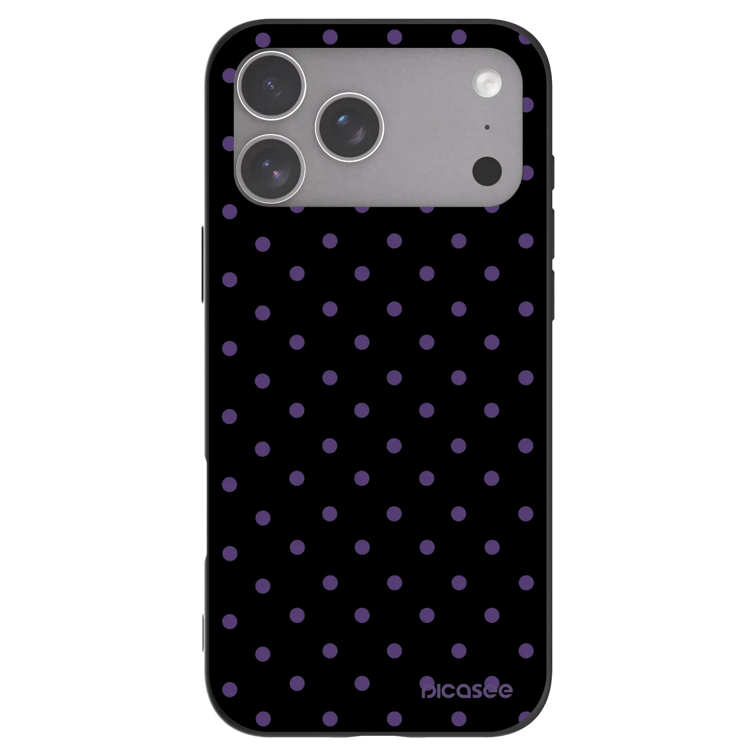 Picasee Μαύρη θήκη σιλικόνης για Apple iPhone 18 Pro Max - Flickers