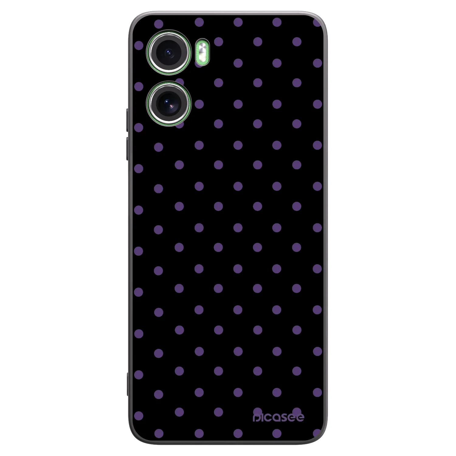 Picasee Μαύρη θήκη σιλικόνης για Motorola Moto G06 - Flickers