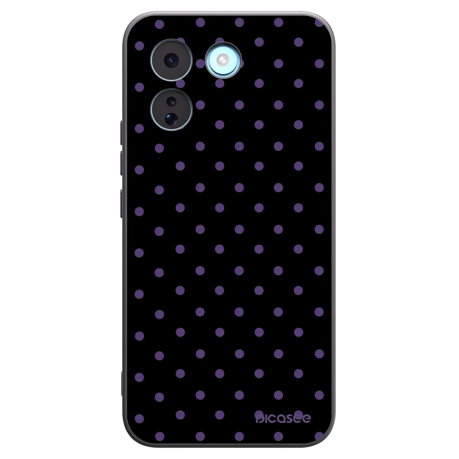 Picasee Μαύρη θήκη σιλικόνης για Xiaomi Redmi Note 17 Pro MAX 5G - Flickers