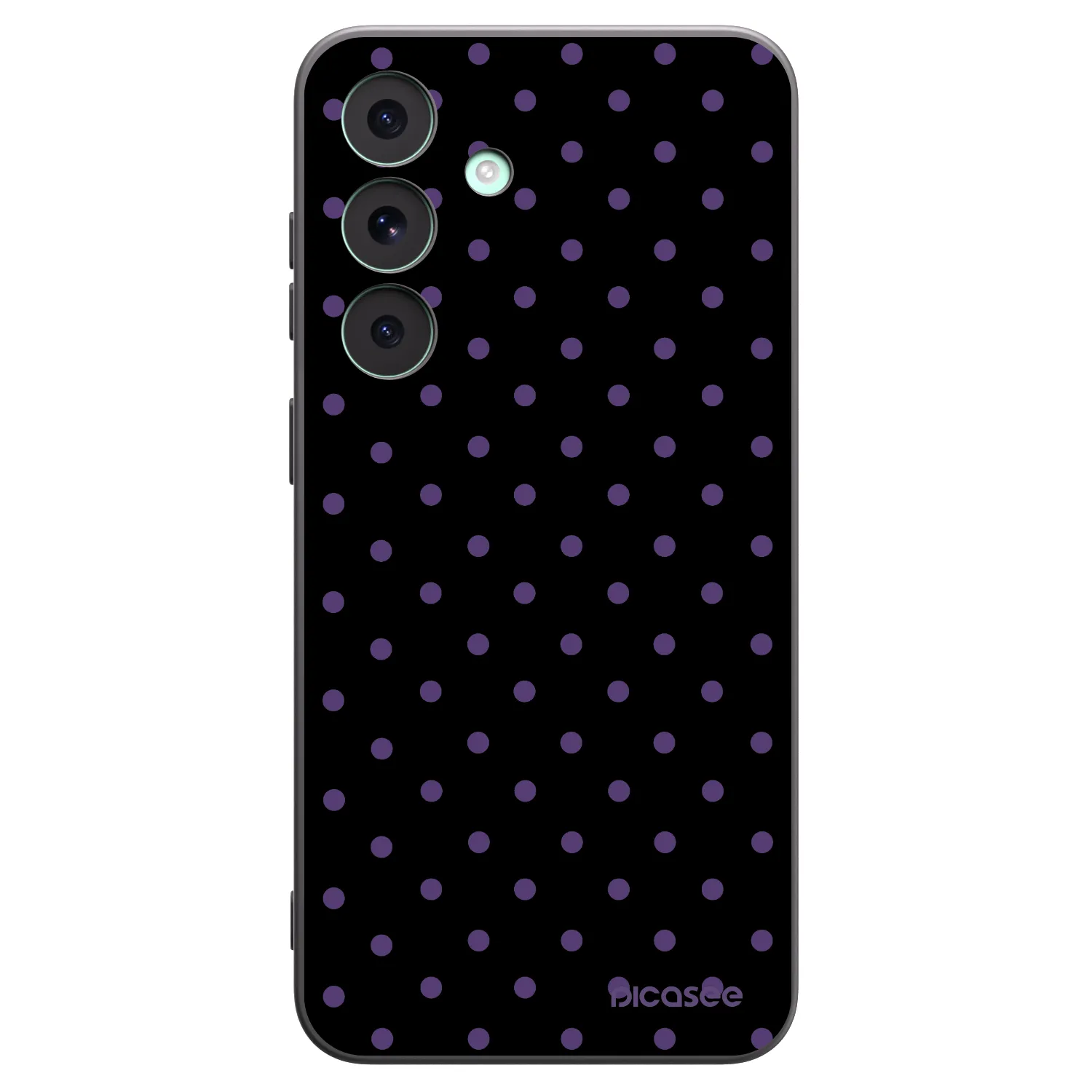 Picasee Μαύρη θήκη σιλικόνης για Samsung Galaxy S26 FE - Flickers