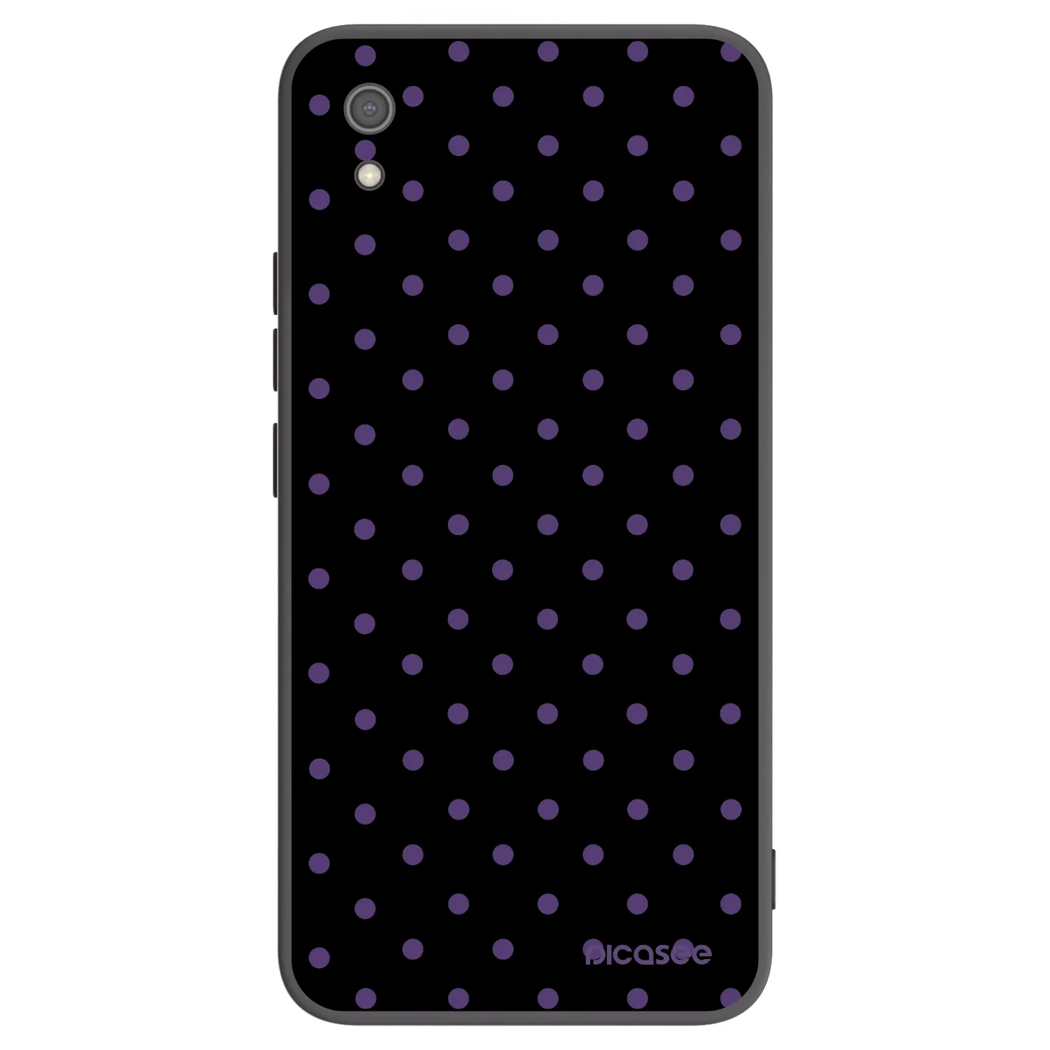 Picasee Μαύρη θήκη σιλικόνης για Xiaomi Redmi 7A - Flickers