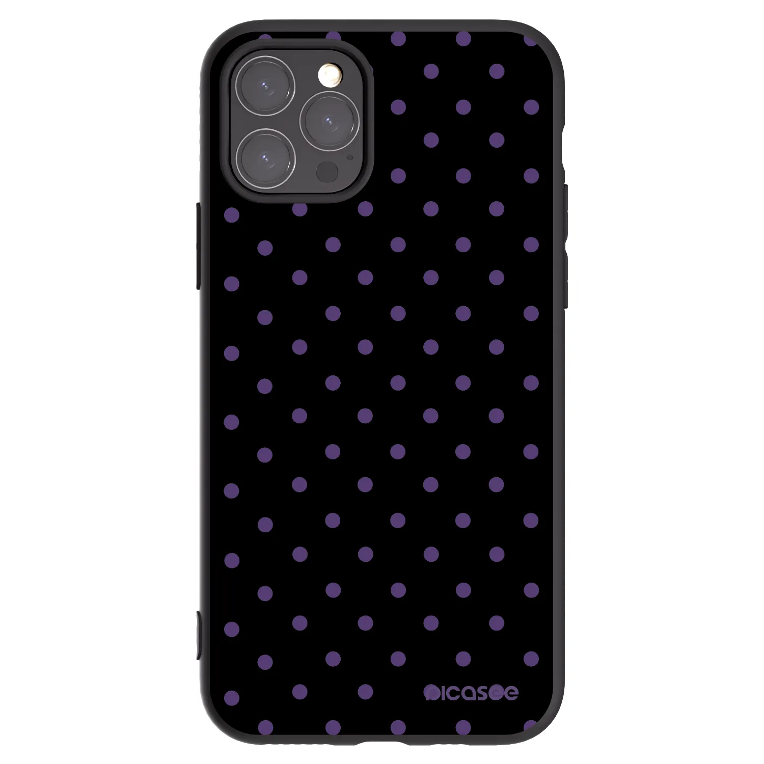 Picasee Μαύρη θήκη σιλικόνης για Apple iPhone 11 Pro - Flickers