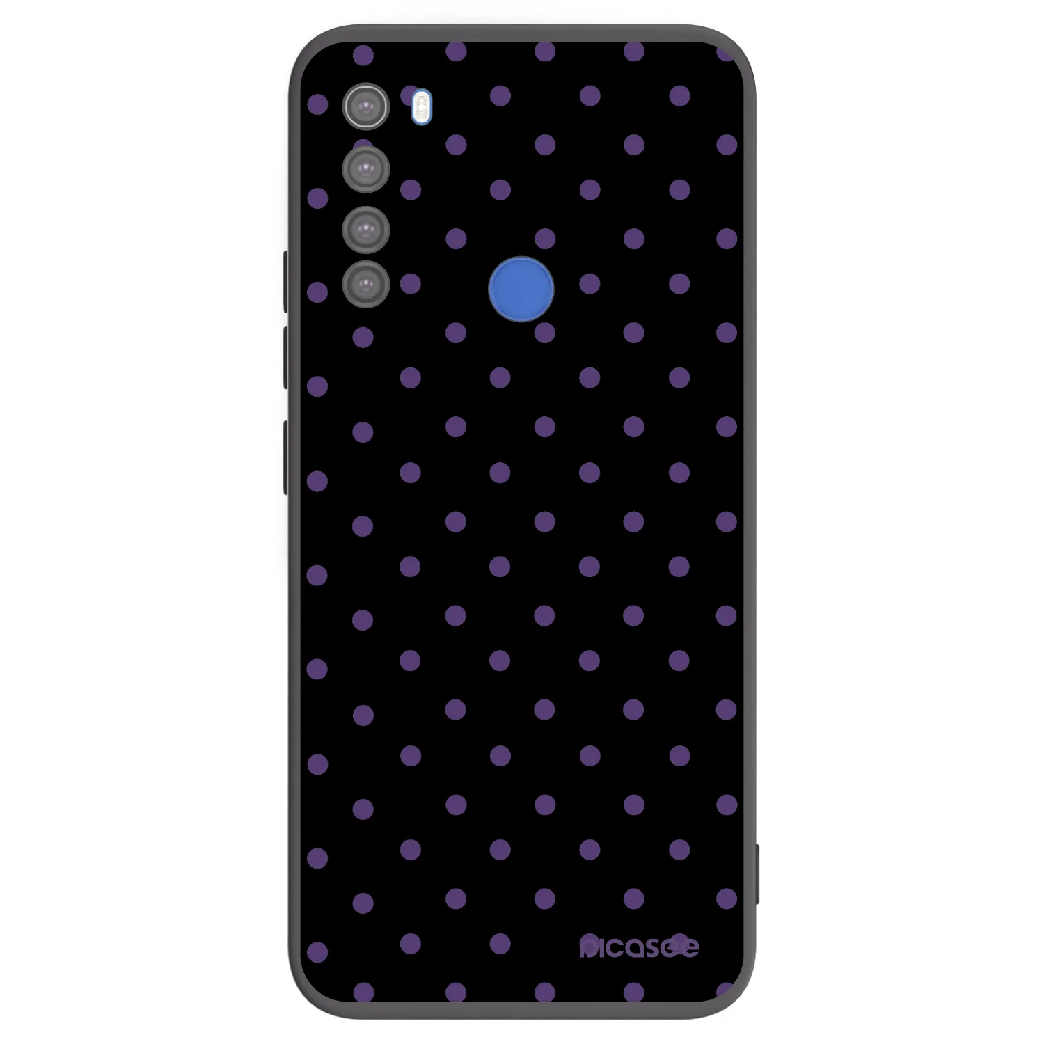 Picasee Μαύρη θήκη σιλικόνης για Xiaomi Redmi Note 8T - Flickers