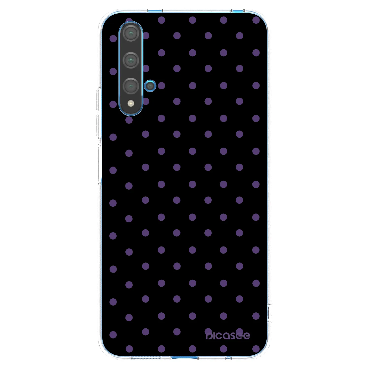Picasee διαφανής θήκη σιλικόνης Huawei Nova 5T - Flickers