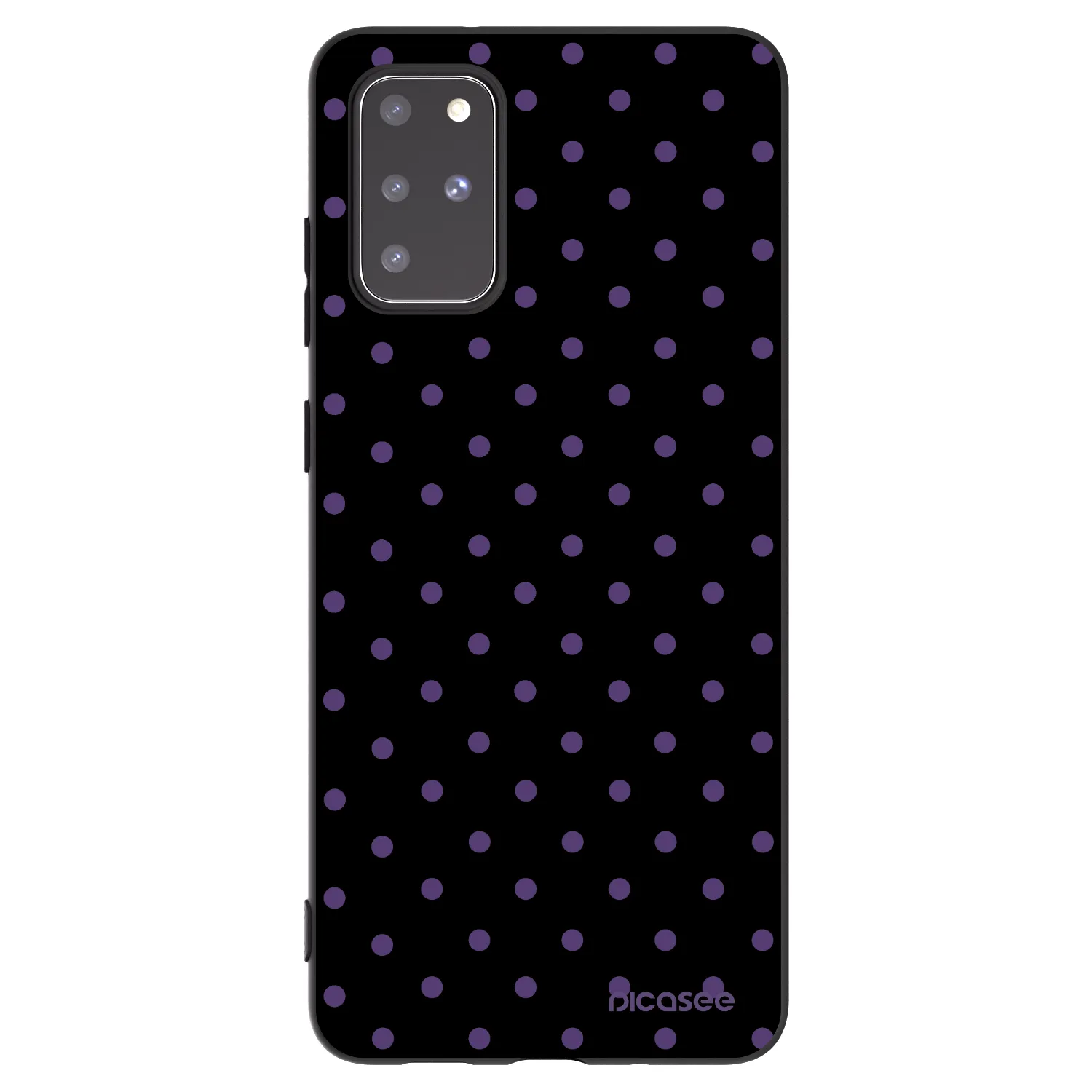 Picasee Μαύρη θήκη σιλικόνης για Samsung Galaxy S20+ G985F - Flickers