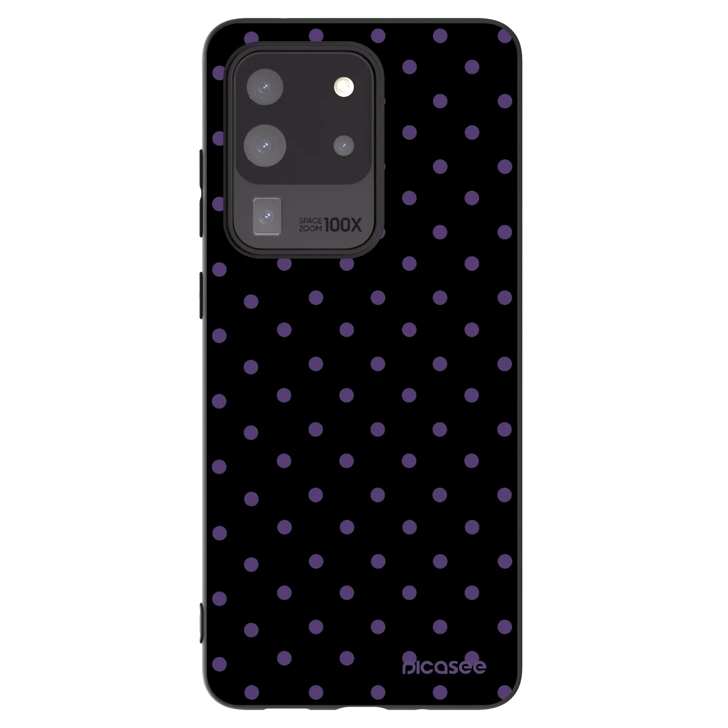 Picasee Μαύρη θήκη σιλικόνης για Samsung Galaxy S20 Ultra 5G G988F - Flickers