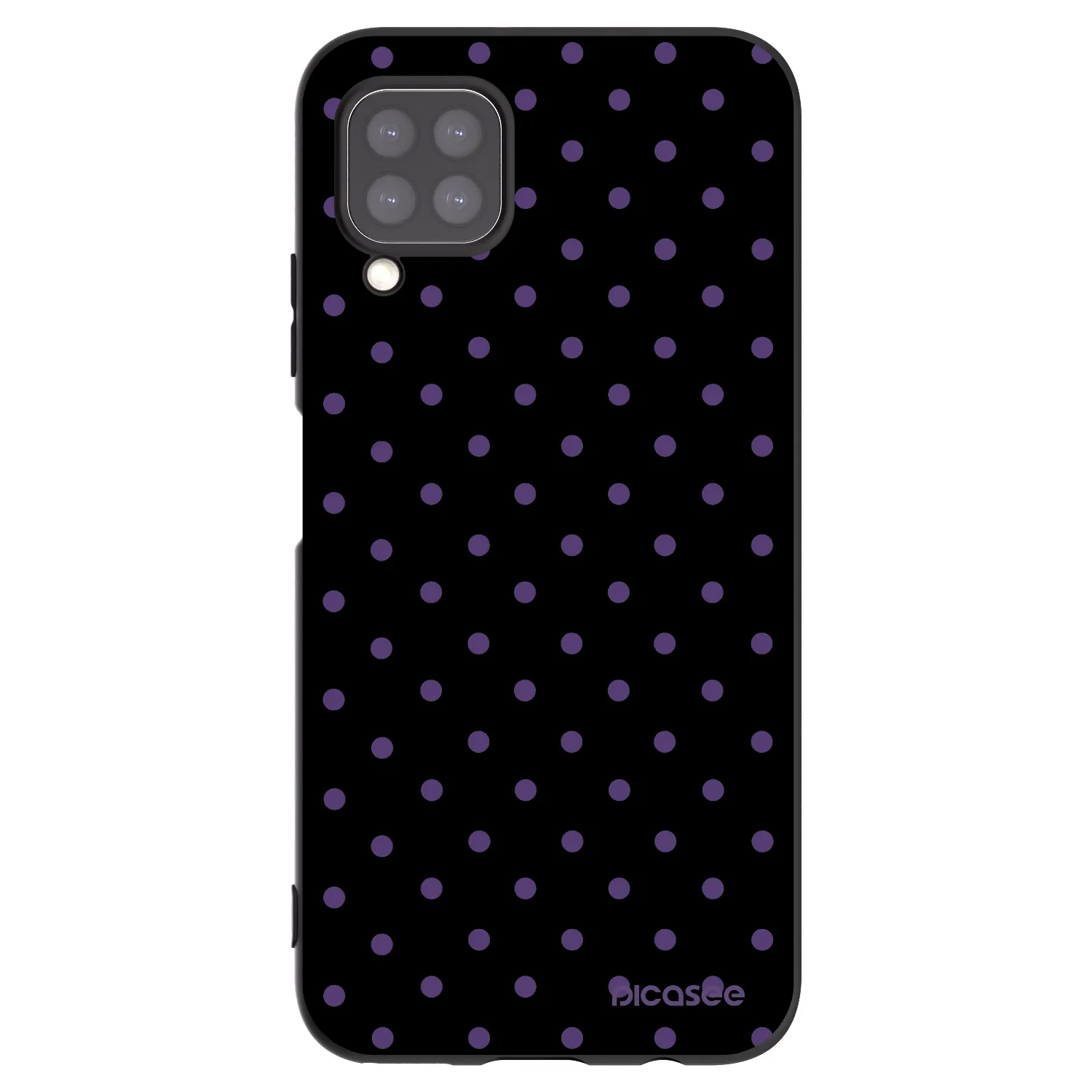 Picasee Μαύρη θήκη σιλικόνης για Huawei P40 Lite - Flickers