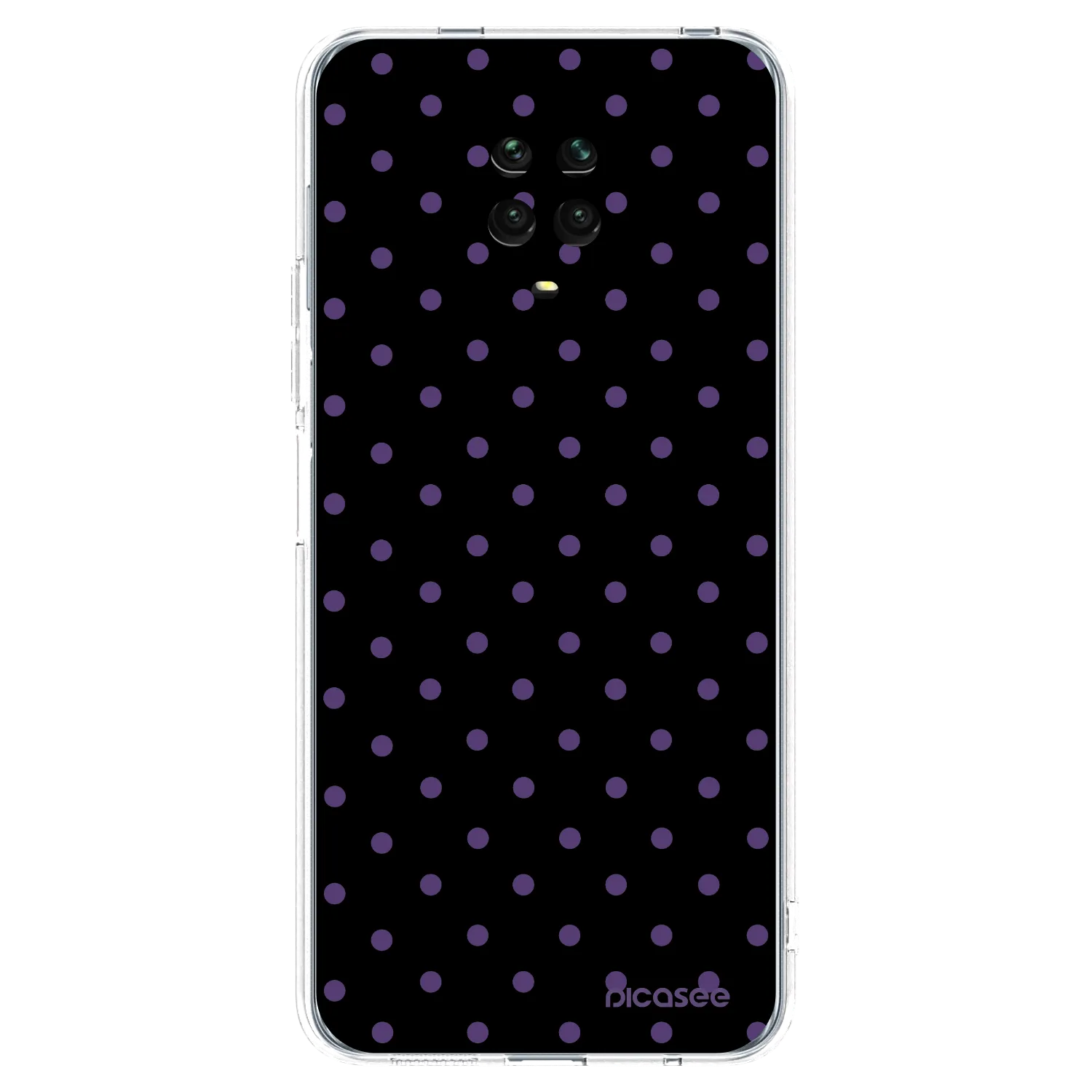 Picasee διαφανής θήκη σιλικόνης Xiaomi Redmi Note 9S - Flickers