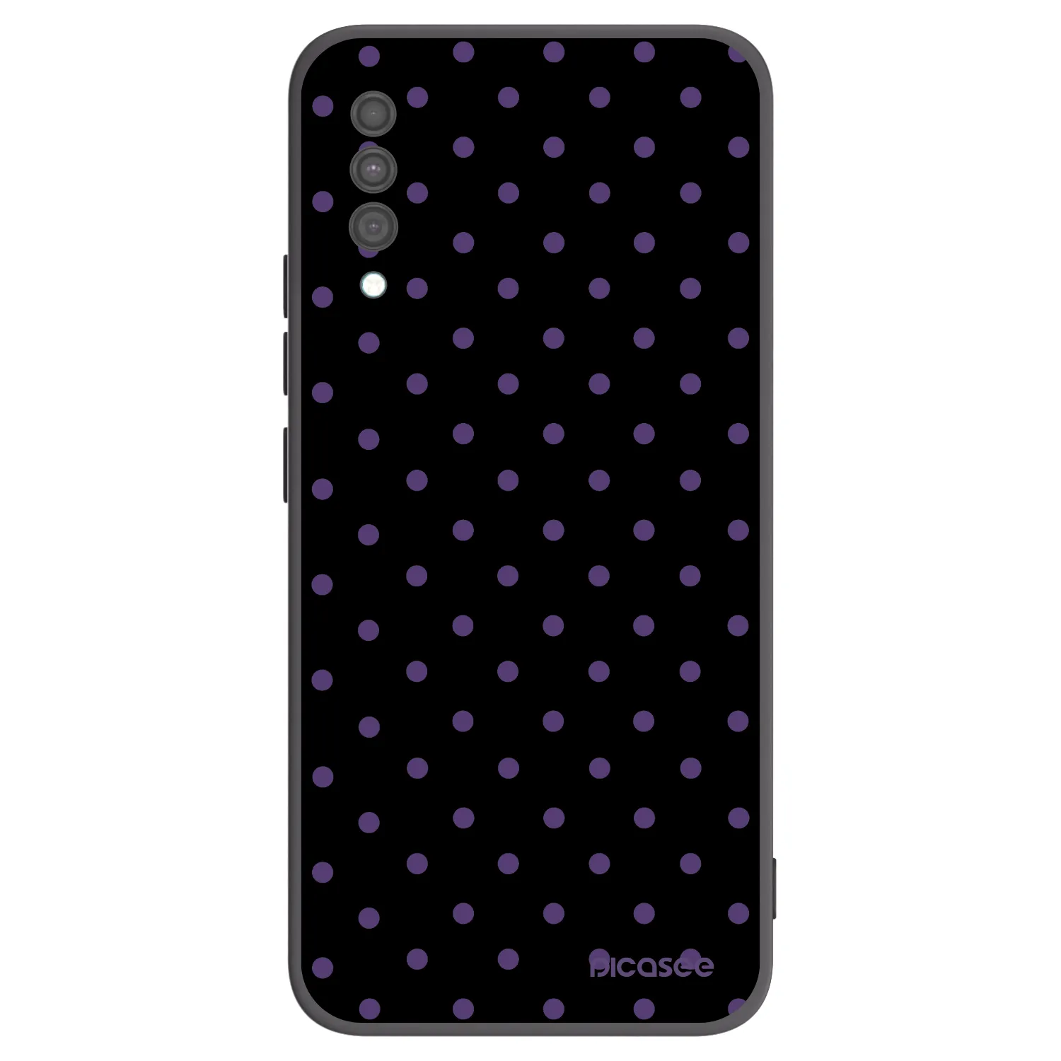 Picasee Μαύρη θήκη σιλικόνης για Samsung Galaxy A30s A307F - Flickers