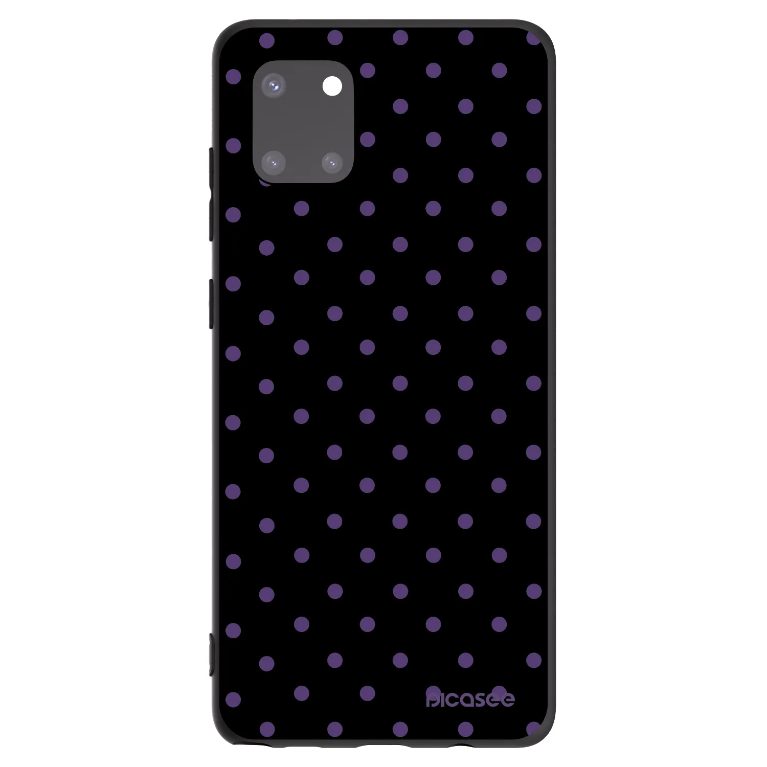 Picasee Μαύρη θήκη σιλικόνης για Samsung Galaxy Note 10 Lite N770F - Flickers