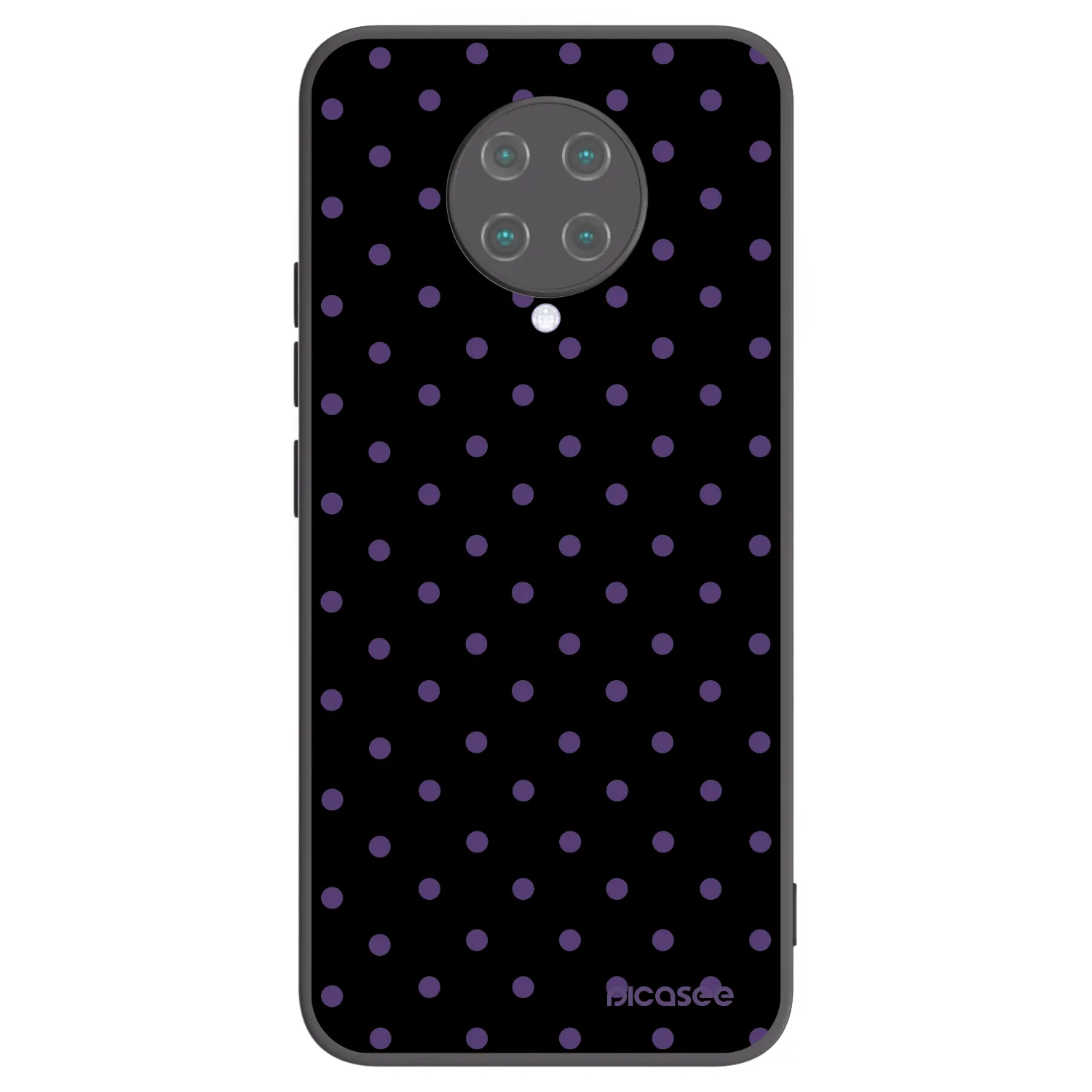 Picasee Μαύρη θήκη σιλικόνης για Xiaomi Poco F2 Pro - Flickers
