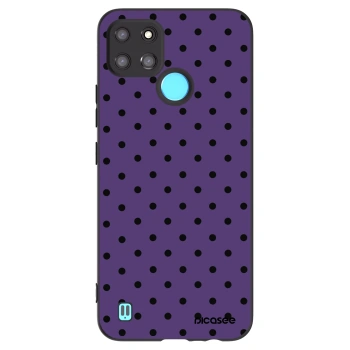 Picasee Μαύρη θήκη σιλικόνης για Realme C21Y - Flickers 2