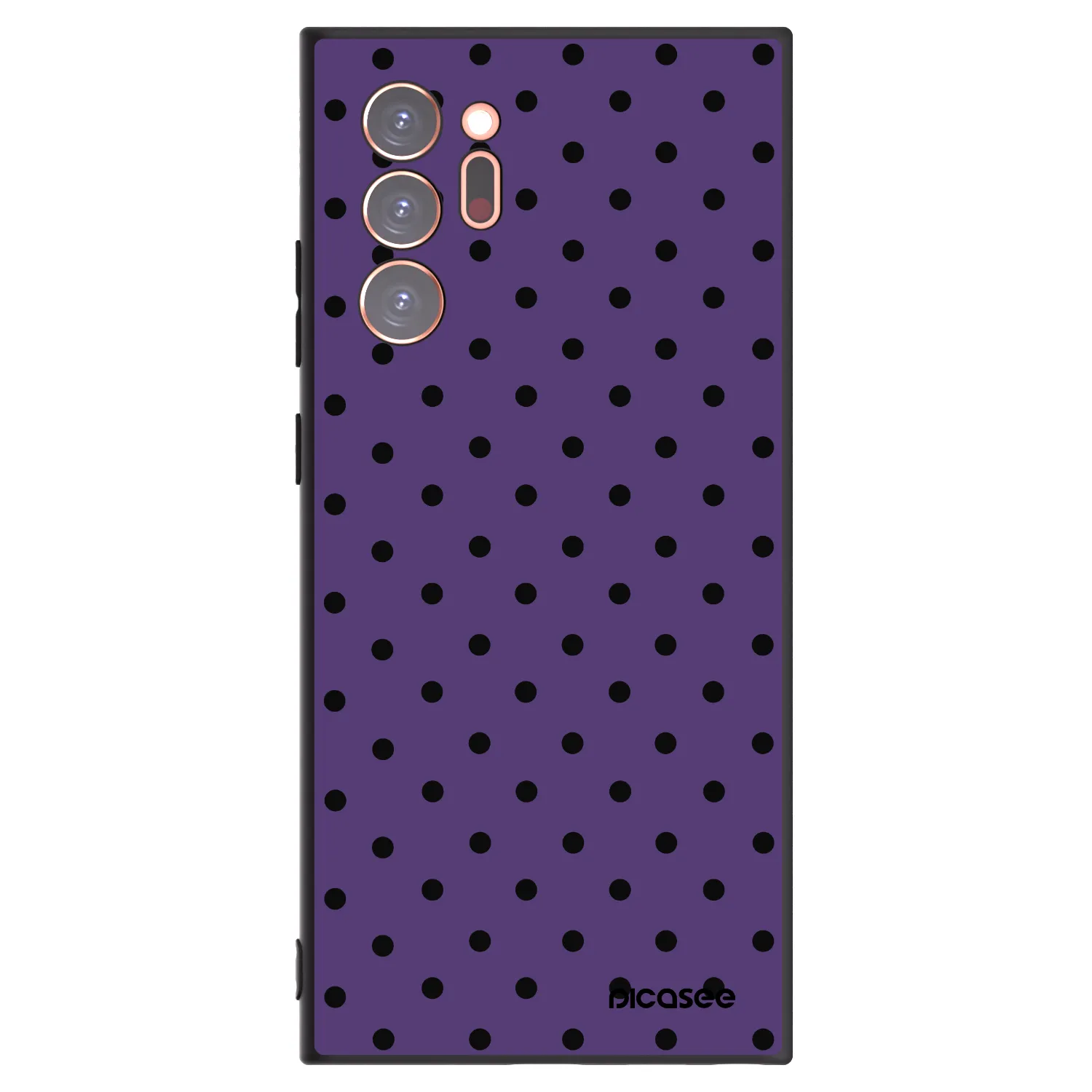 Picasee Μαύρη θήκη σιλικόνης για Samsung Galaxy Note 20 Ultra - Flickers 2