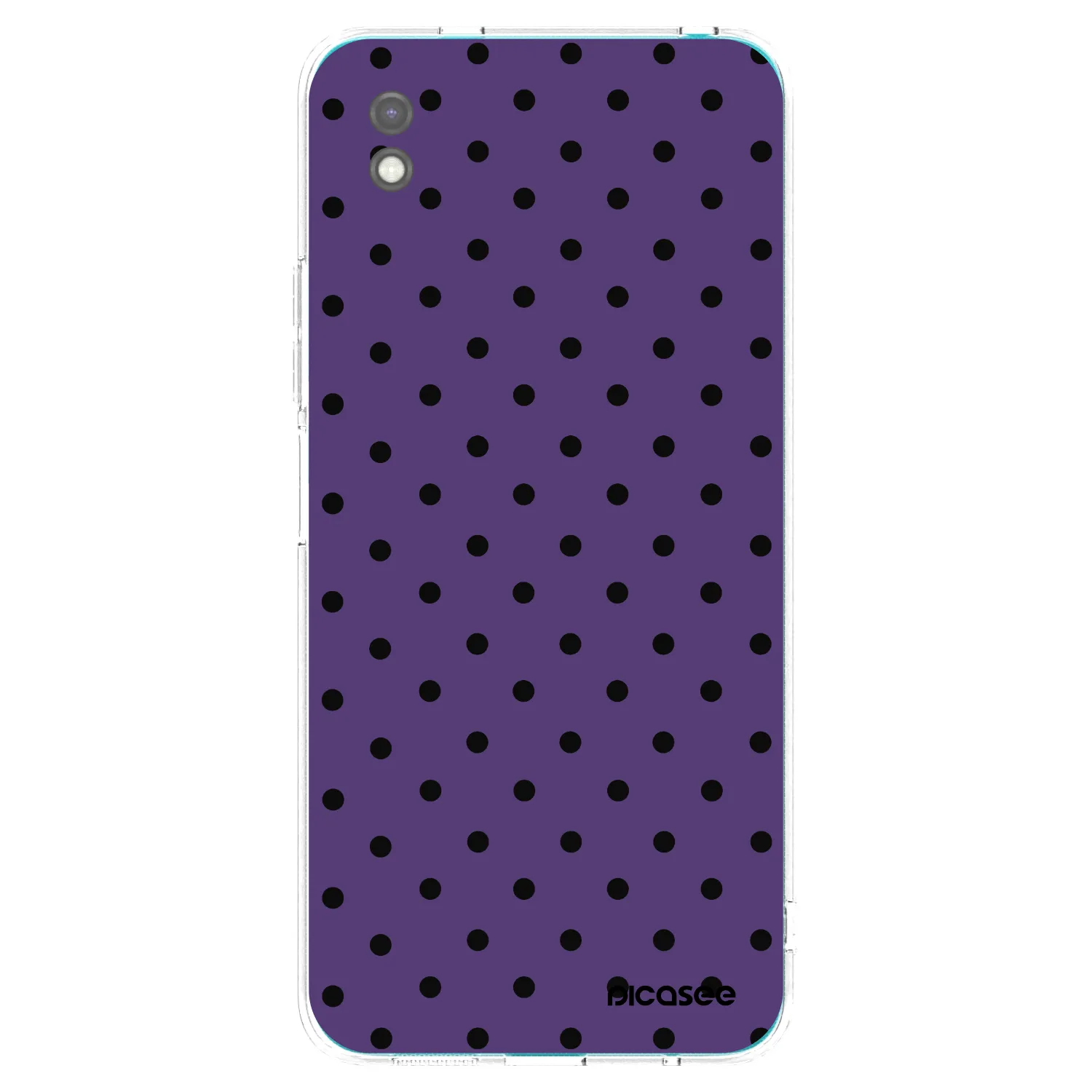 Picasee Μαύρη θήκη σιλικόνης για Xiaomi Redmi 9A - Flickers 2