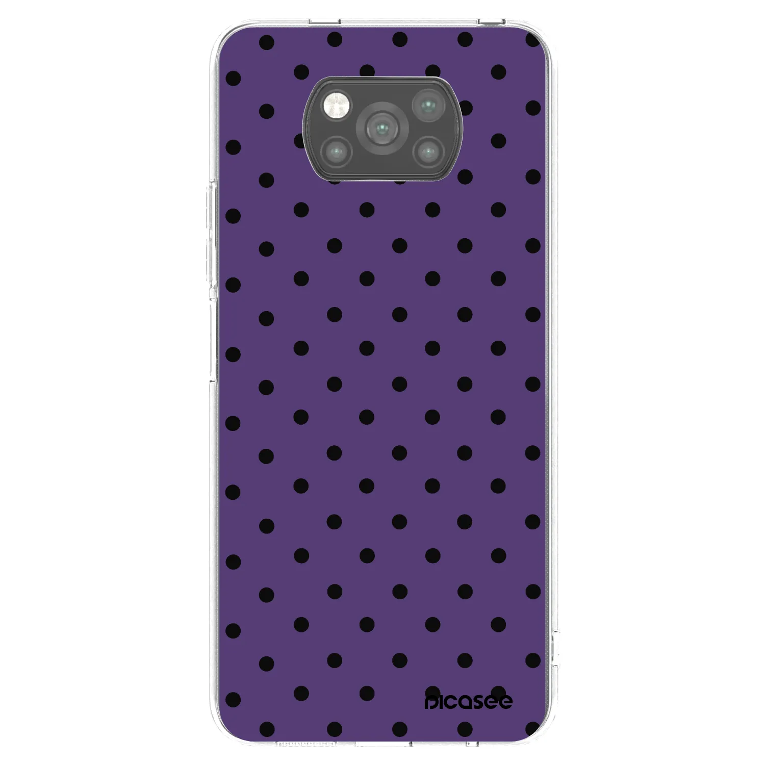 Picasee Μαύρη θήκη σιλικόνης για Xiaomi Poco X3 - Flickers 2