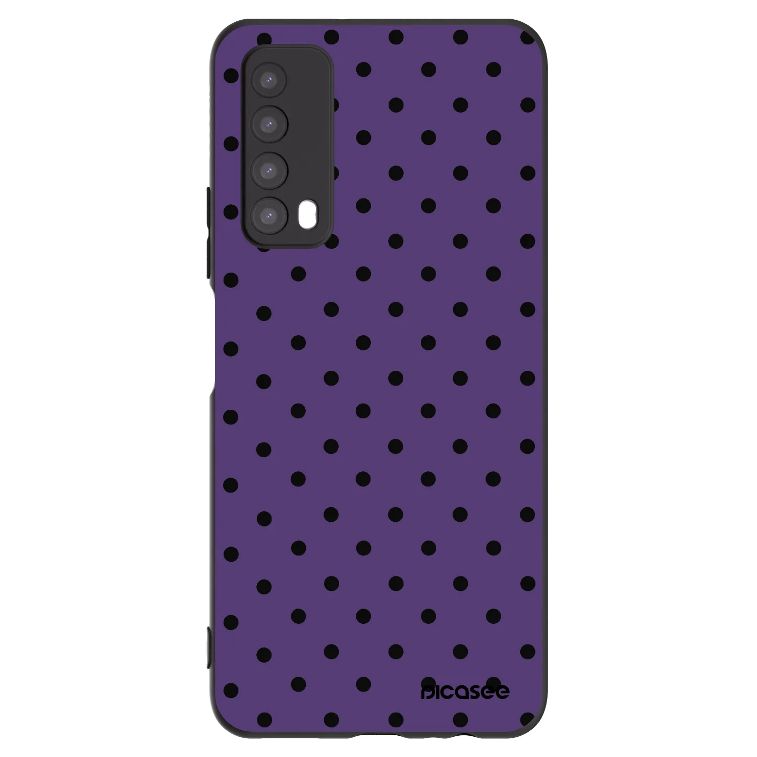 Picasee Μαύρη θήκη σιλικόνης για Huawei P Smart 2021 - Flickers 2