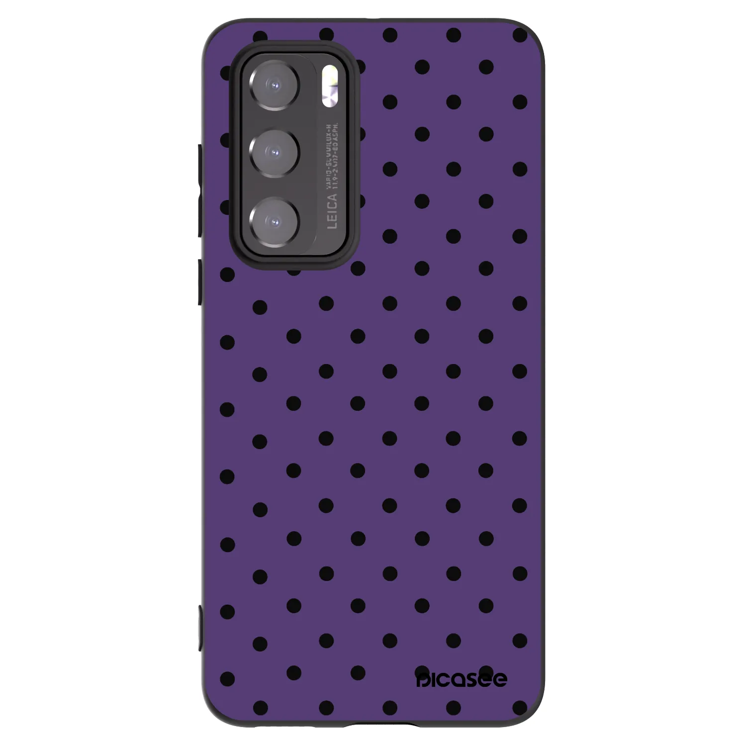 Picasee Μαύρη θήκη σιλικόνης για Huawei P40 - Flickers 2