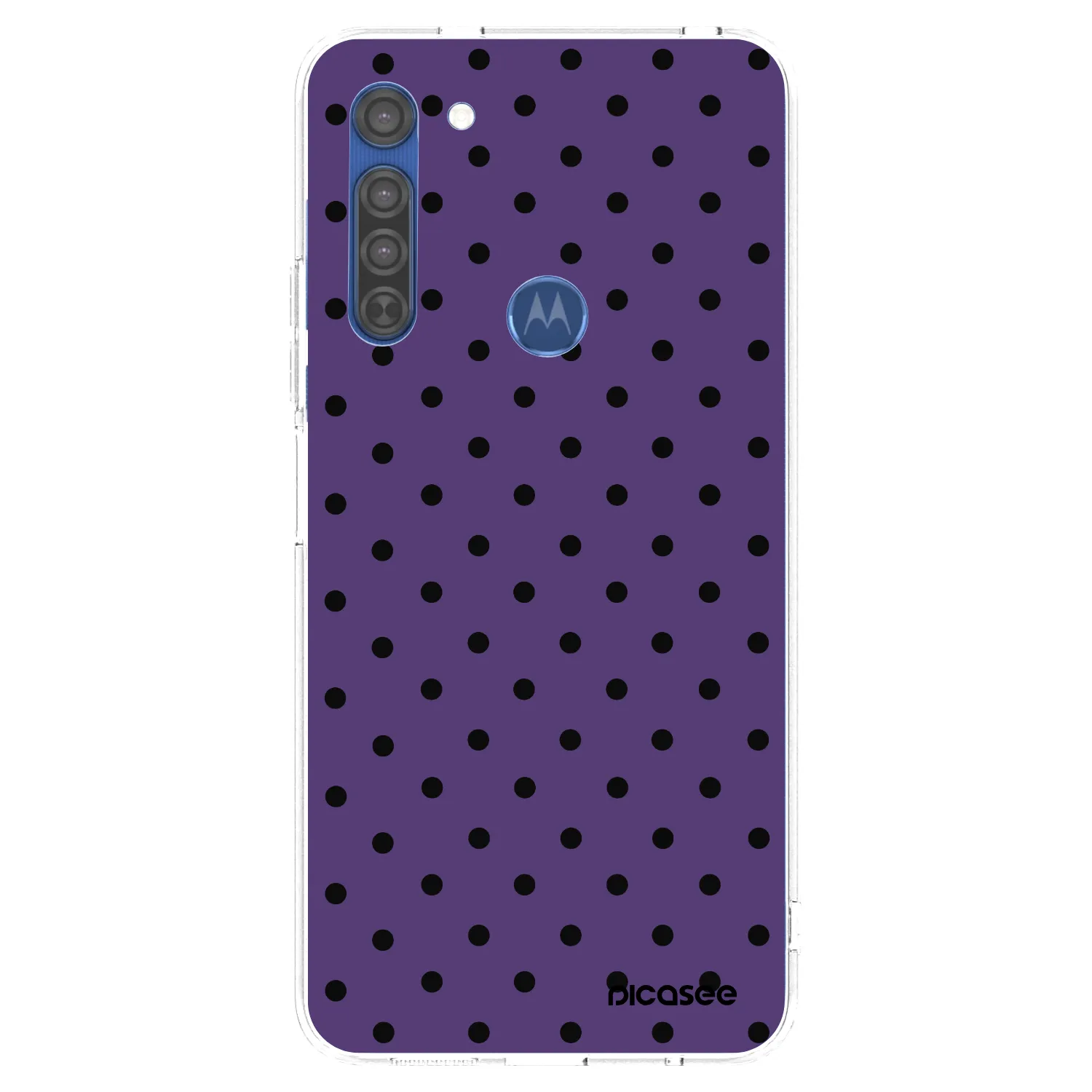 Picasee διαφανής θήκη σιλικόνης Motorola Moto G8 - Flickers 2