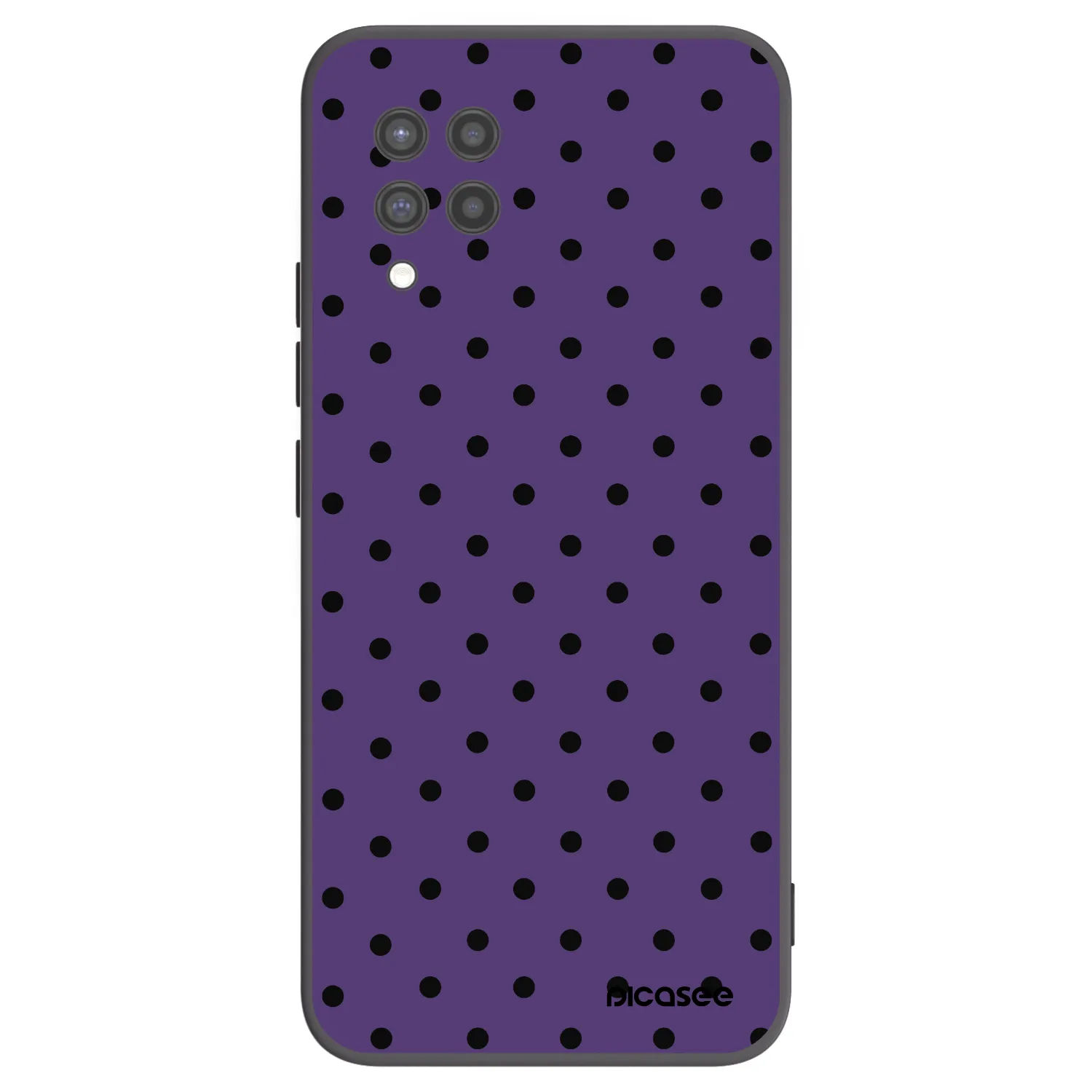 Picasee Μαύρη θήκη σιλικόνης για Samsung Galaxy A42 A426B - Flickers 2