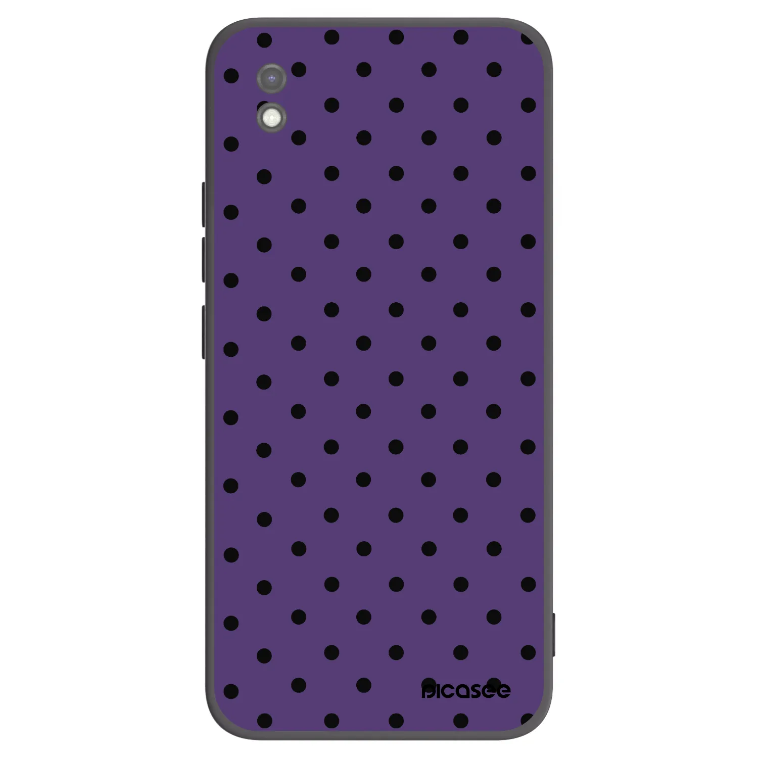 Picasee Μαύρη θήκη σιλικόνης για Xiaomi Redmi 9AT - Flickers 2