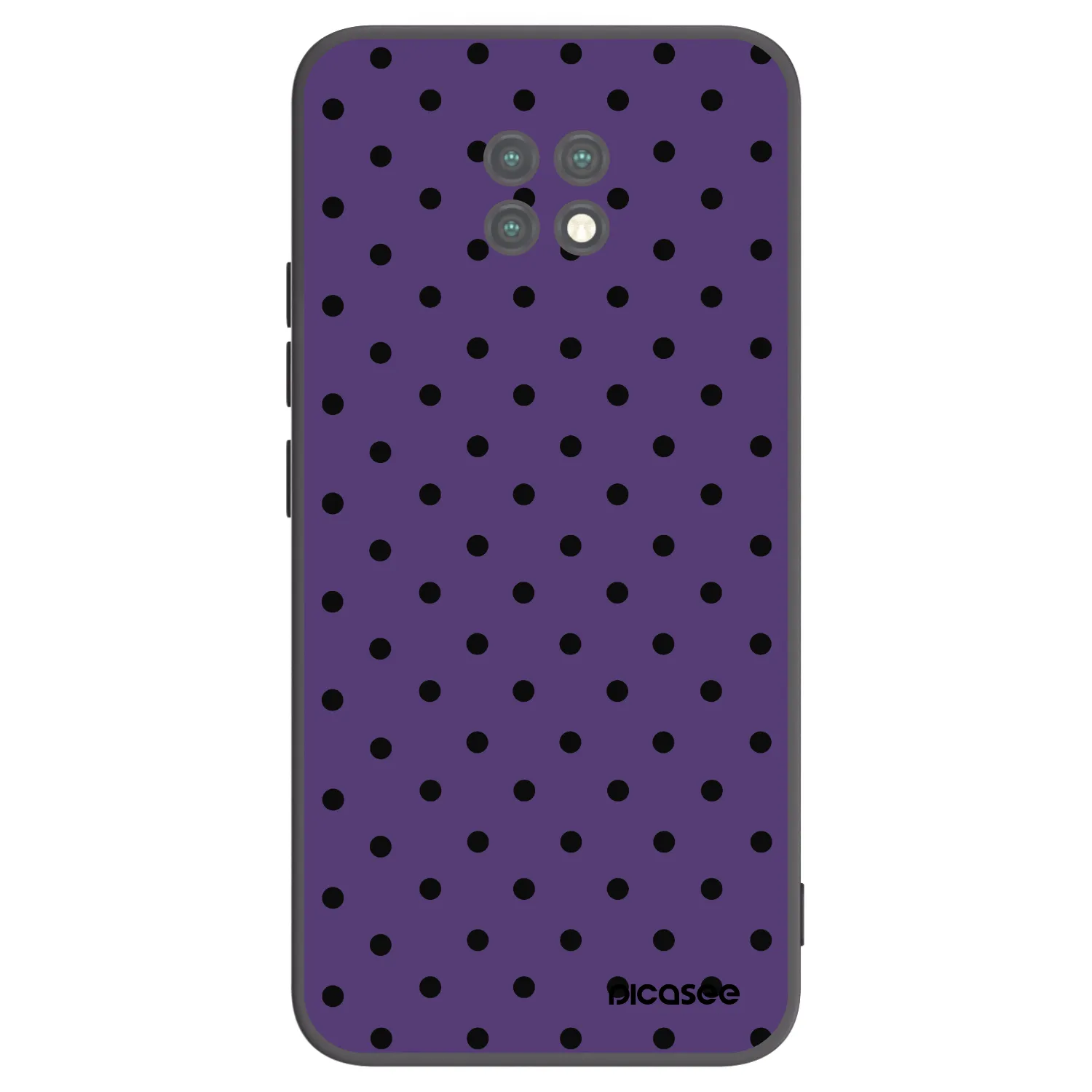 Picasee Μαύρη θήκη σιλικόνης για Xiaomi Redmi Note 9T - Flickers 2