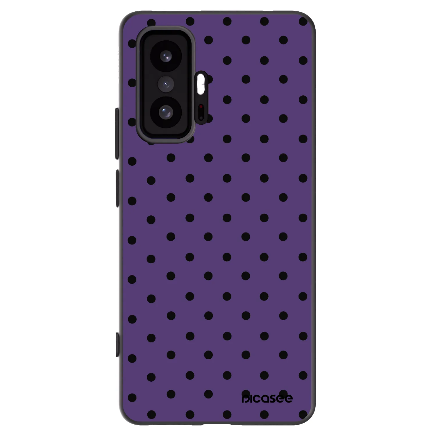Picasee Μαύρη θήκη σιλικόνης για Xiaomi 11T Pro - Flickers 2