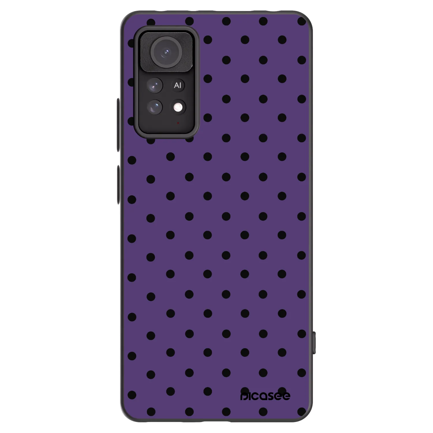 Picasee Μαύρη θήκη σιλικόνης για Xiaomi Redmi Note 11 Pro 5G - Flickers 2