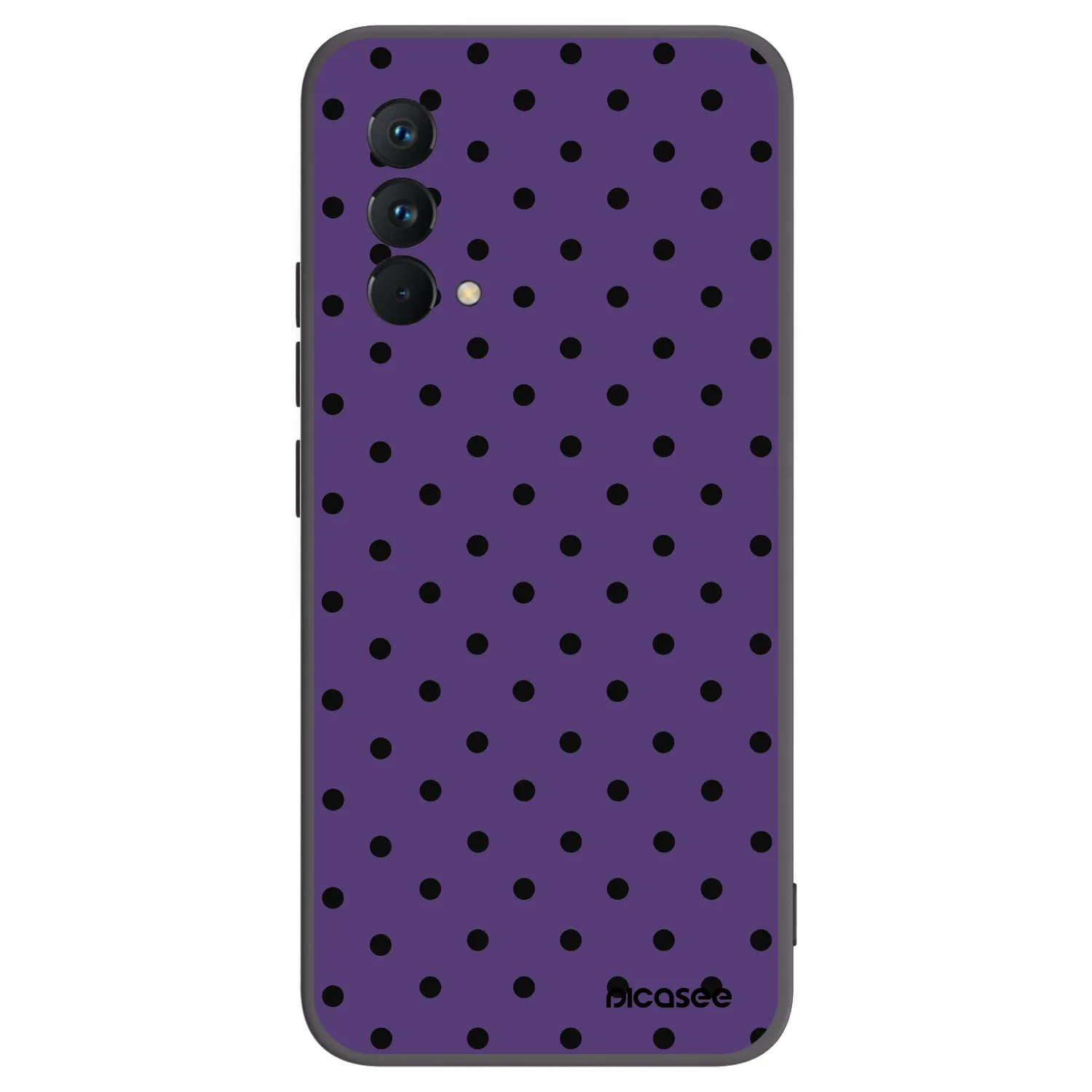 Picasee Μαύρη θήκη σιλικόνης για Realme GT Master Edition 5G - Flickers 2