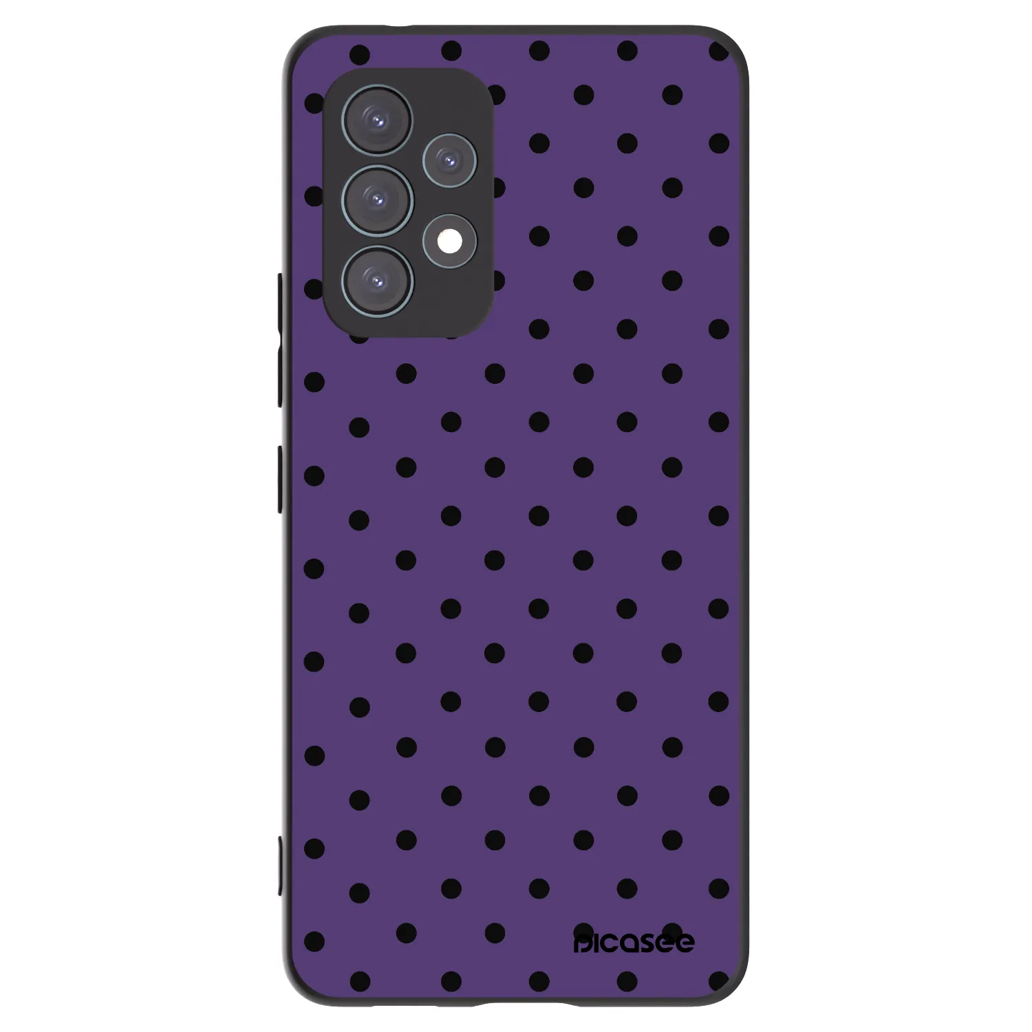 Picasee Μαύρη θήκη σιλικόνης για Samsung Galaxy A53 5G A536 - Flickers 2