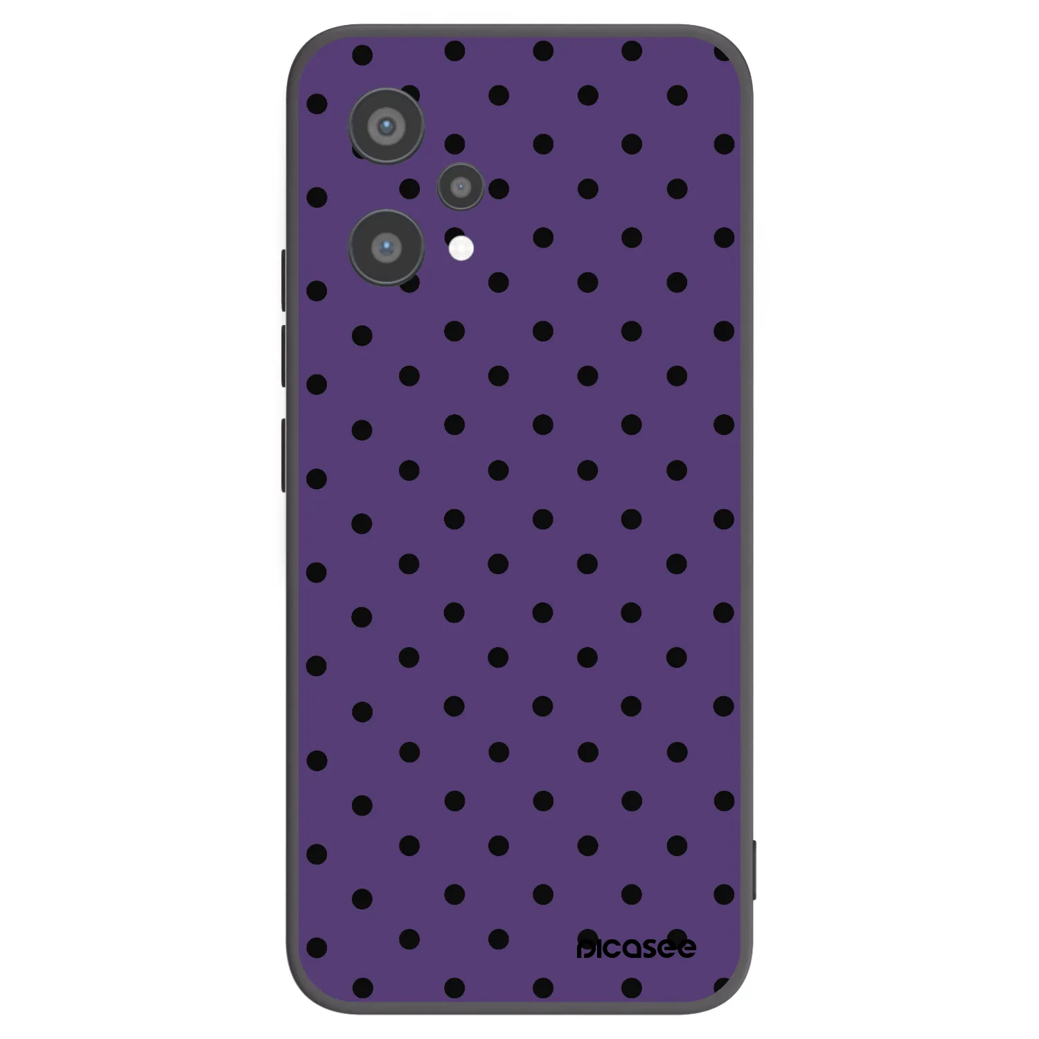 Picasee Μαύρη θήκη σιλικόνης για Realme 9 Pro 5G - Flickers 2