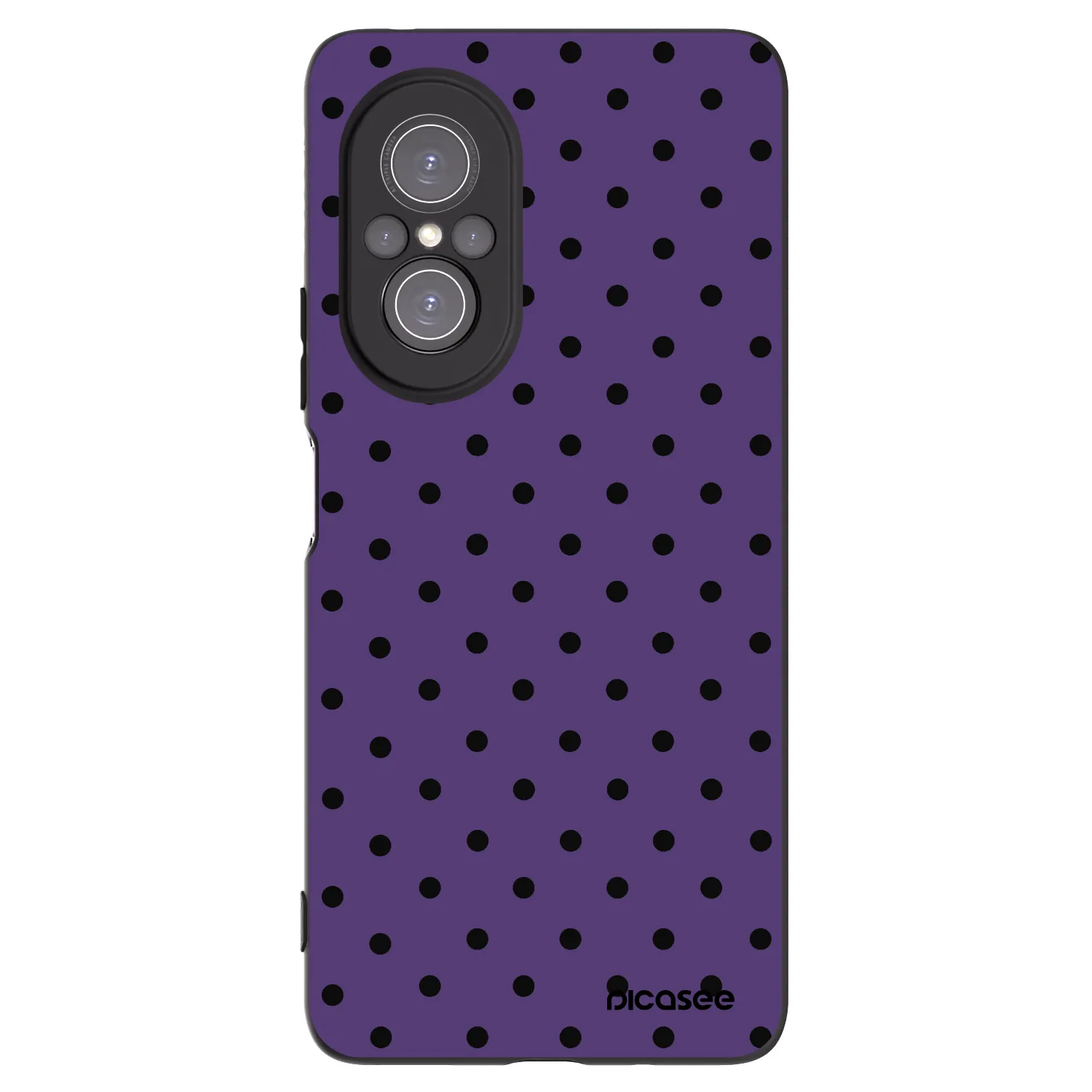 Picasee Μαύρη θήκη σιλικόνης για Huawei Nova 9 SE - Flickers 2