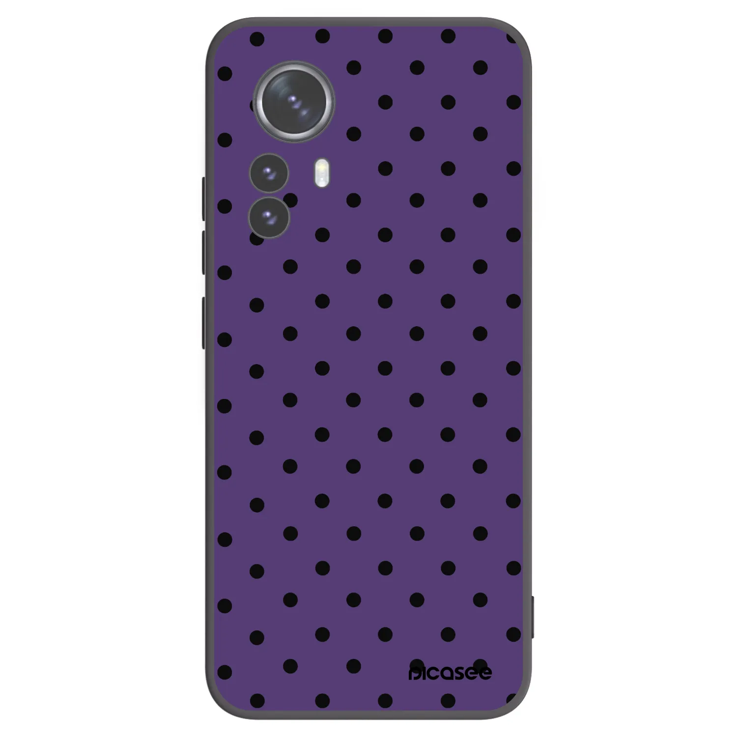 Picasee Μαύρη θήκη σιλικόνης για Xiaomi 12 Pro - Flickers 2