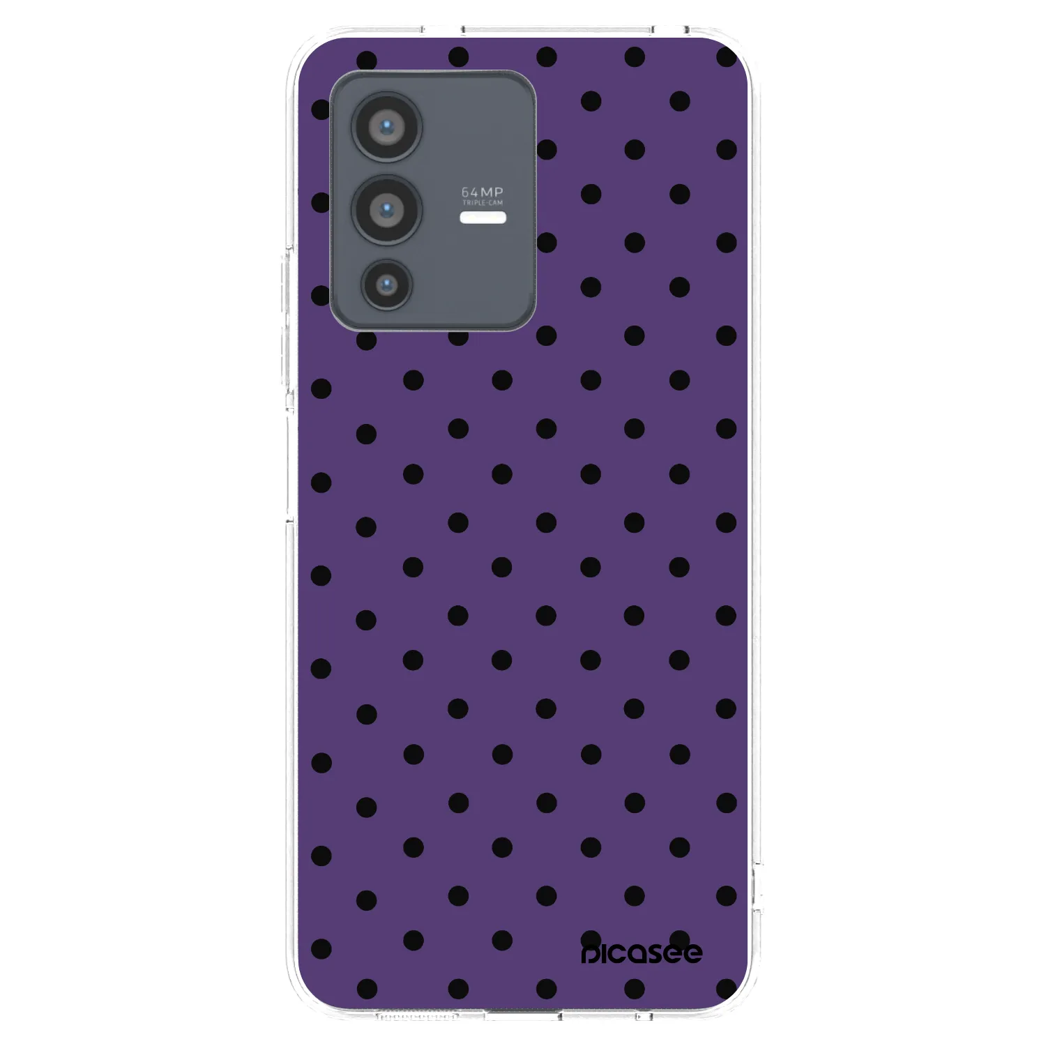 Picasee διαφανής θήκη σιλικόνης Vivo V23 5G - Flickers 2
